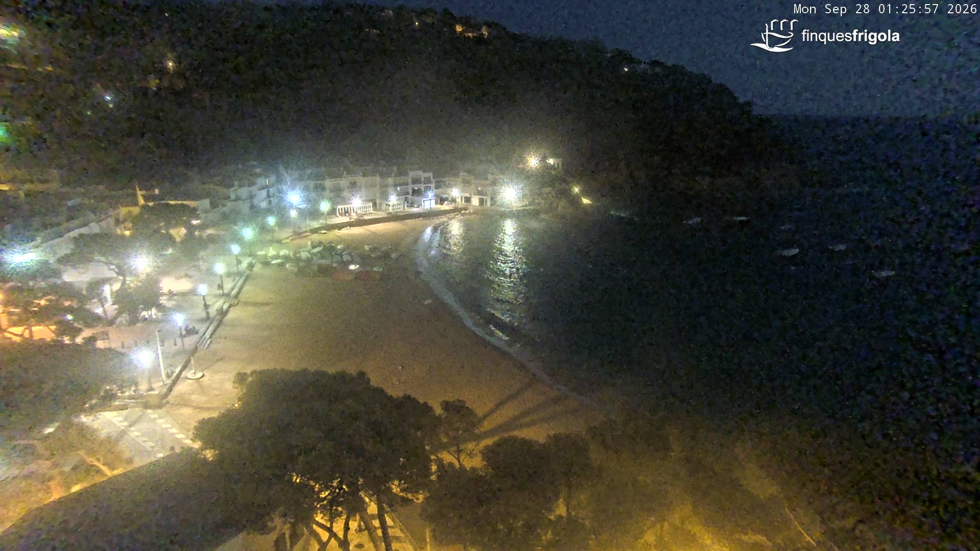 Webcam de Tamariu playa