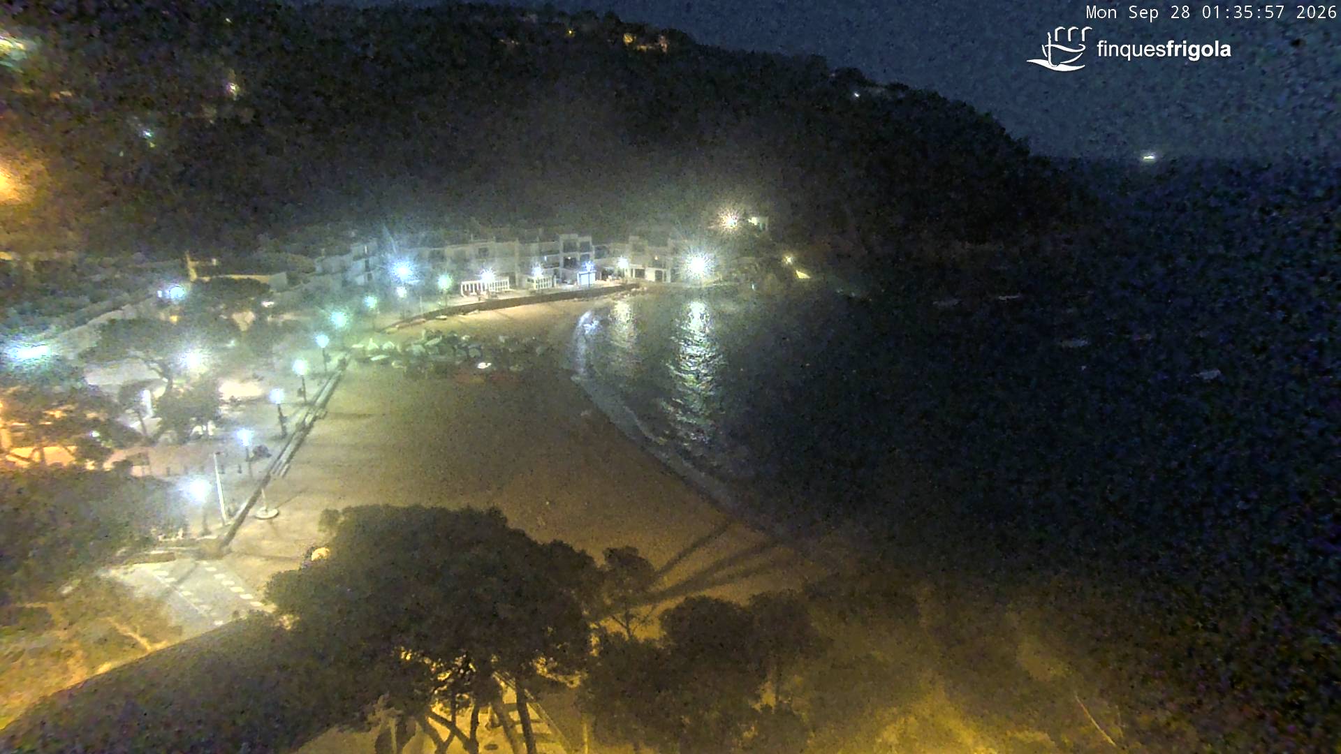 Webcam de Tamariu playa