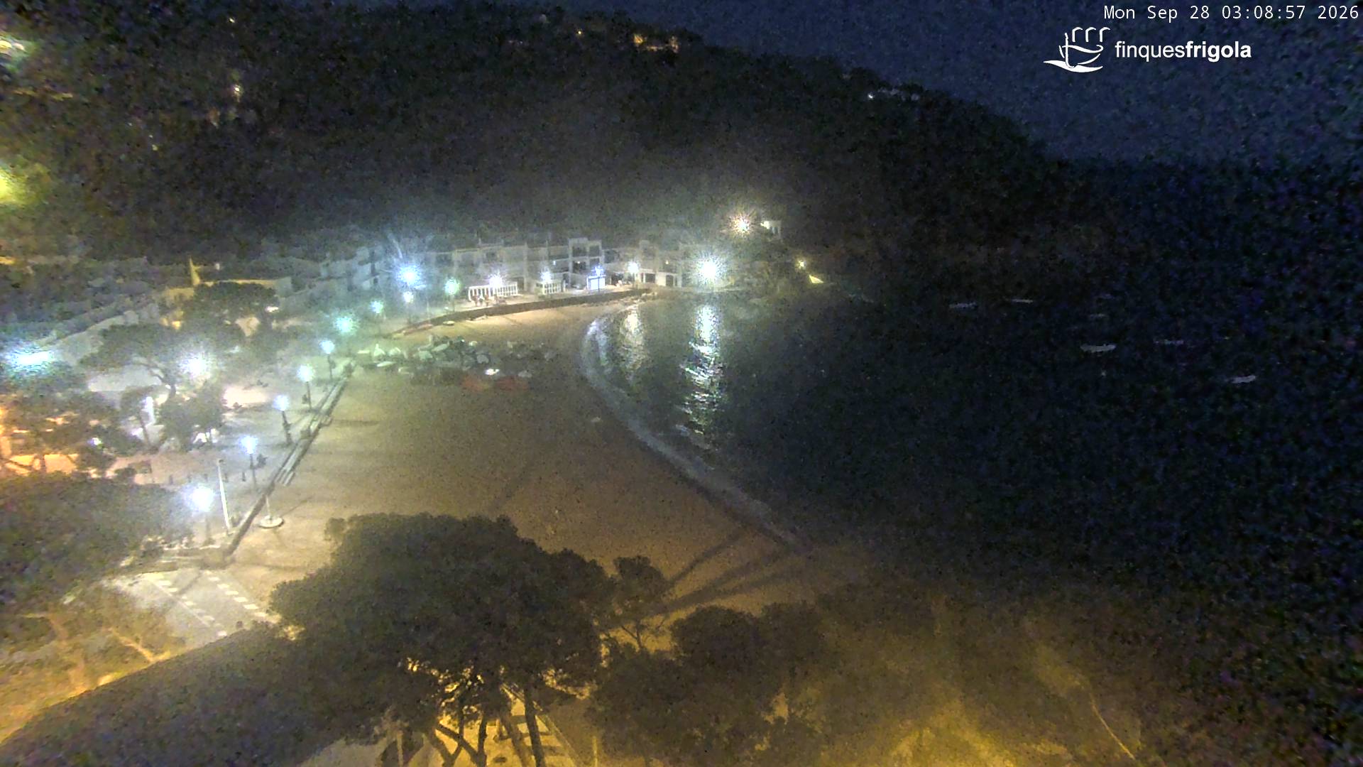 Webcam de Tamariu playa