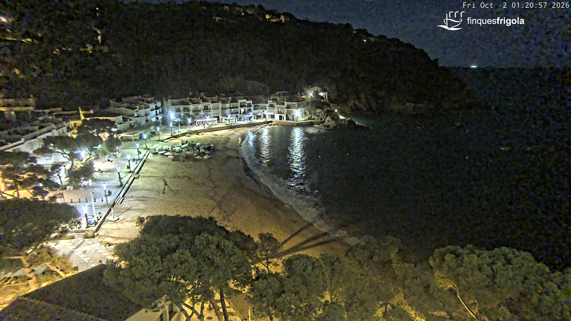Webcam de Tamariu playa