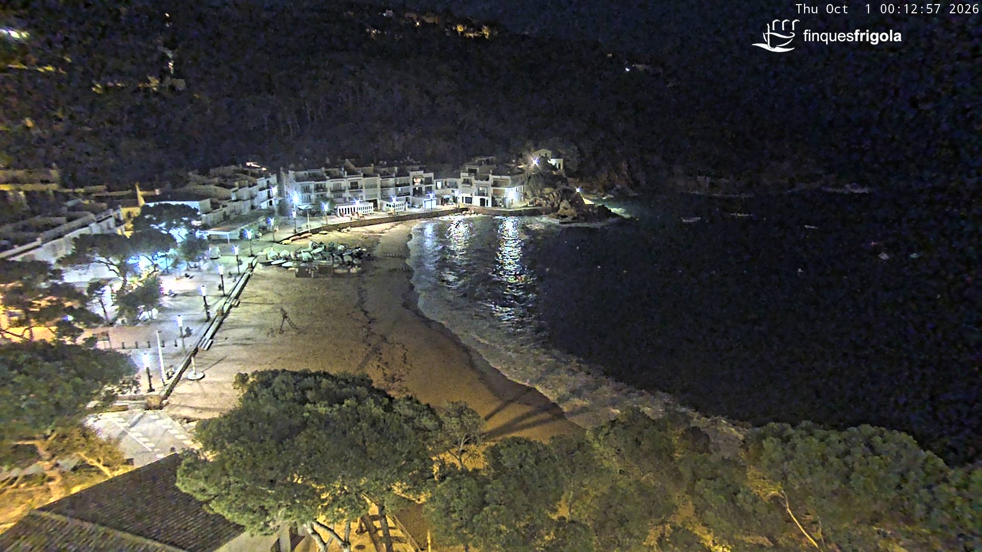 Webcam de Tamariu playa