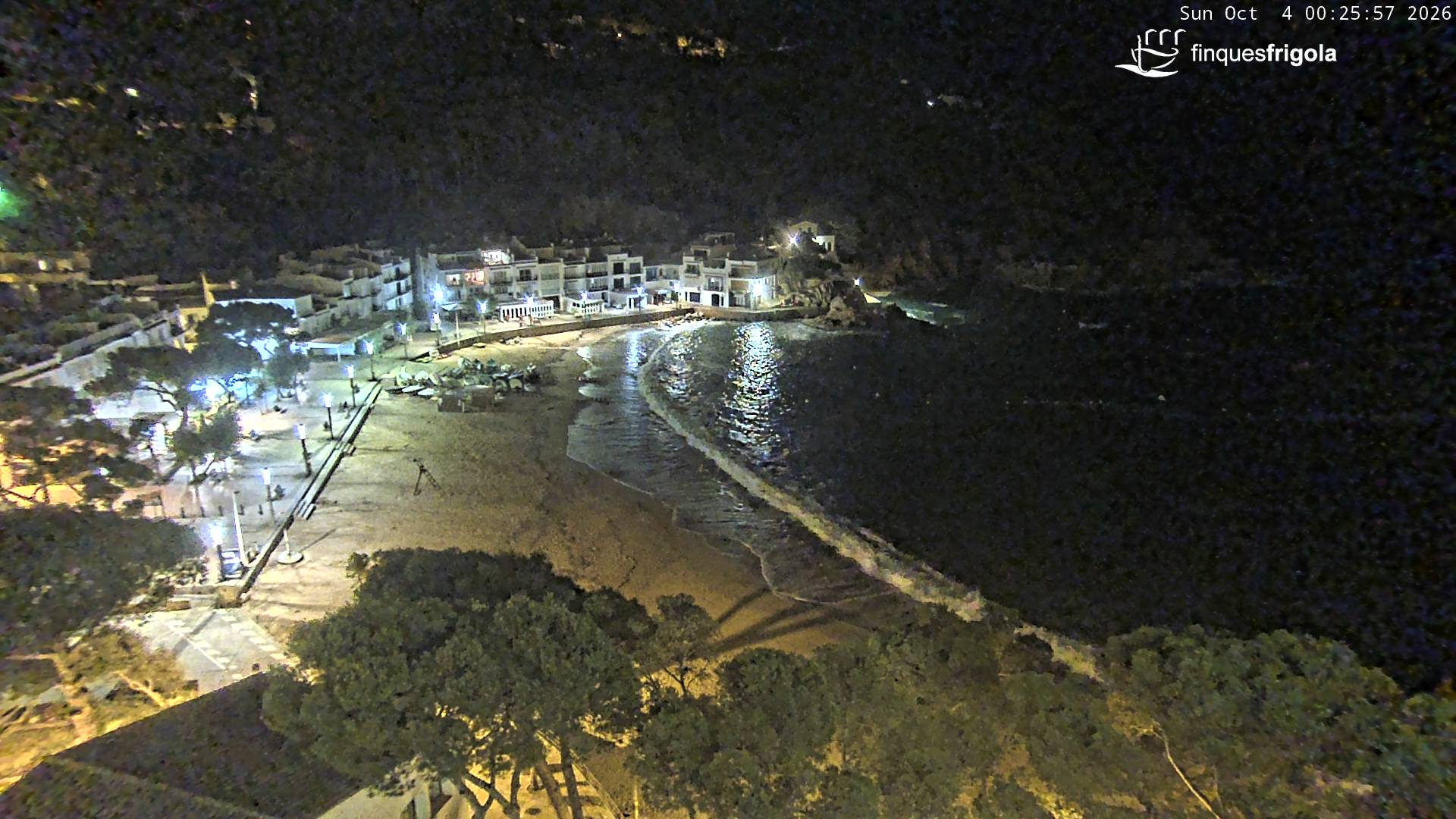 Webcam de Tamariu playa