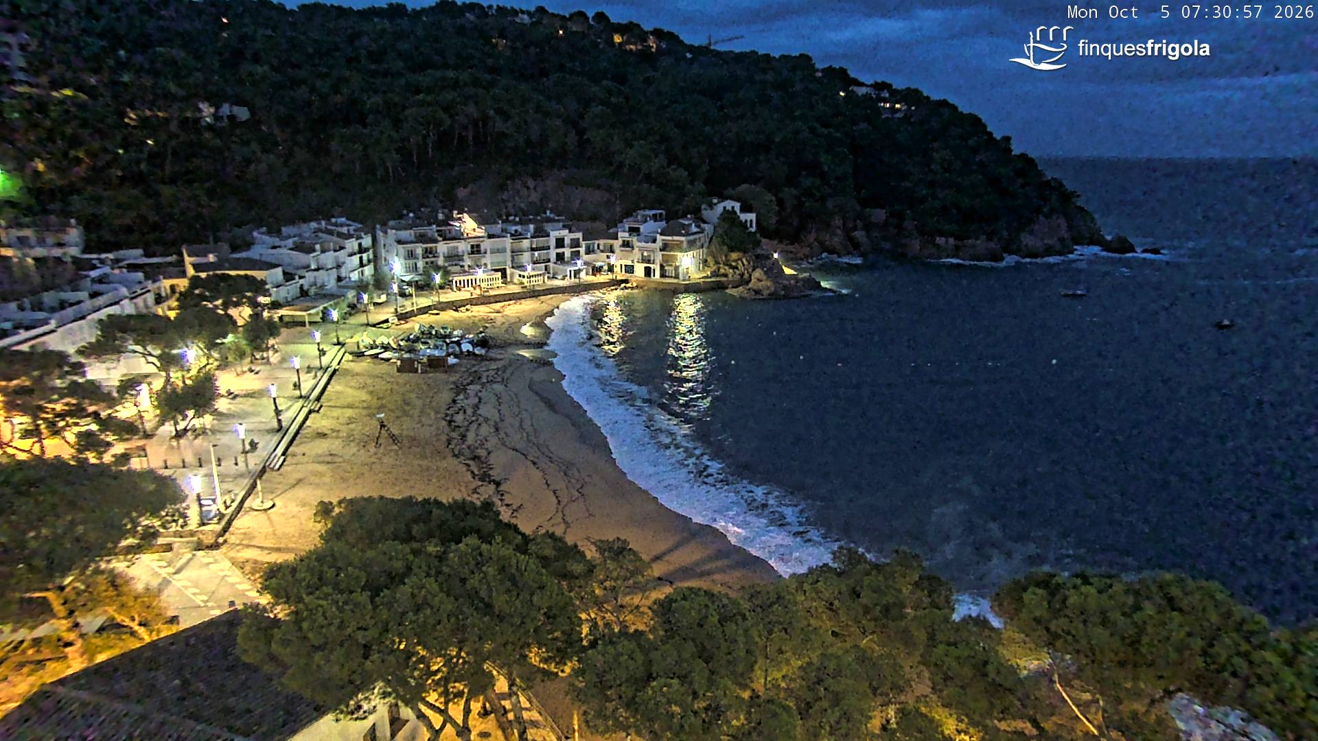 Webcam de Tamariu playa