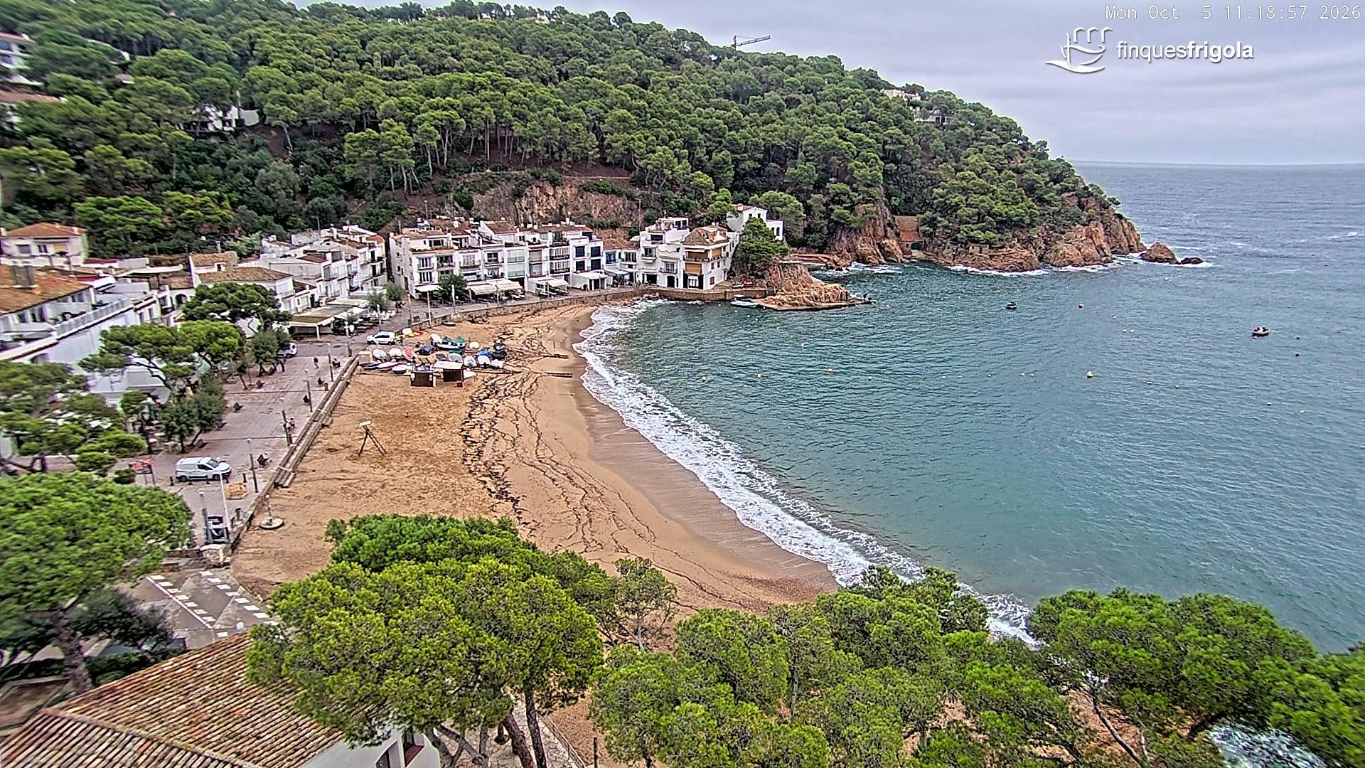 Webcam de Tamariu playa