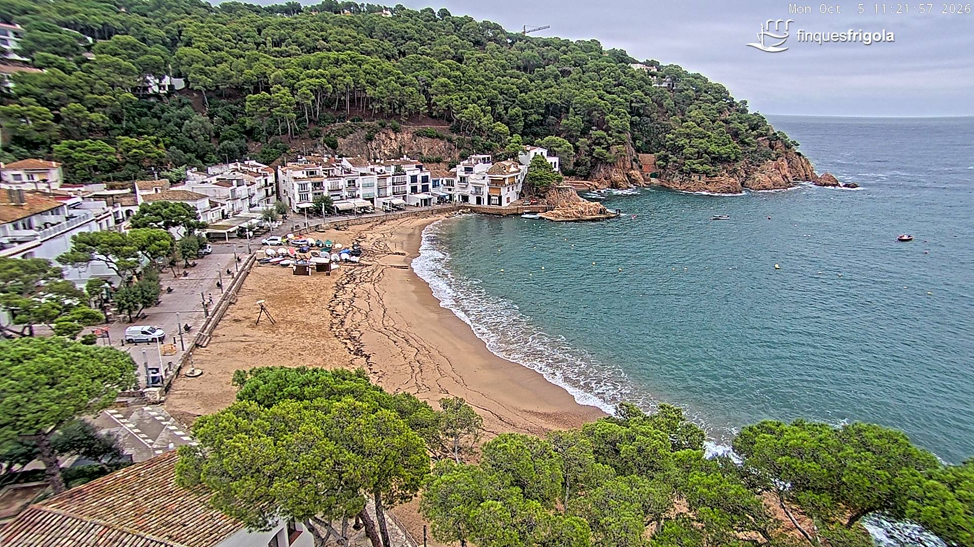 Webcam de Tamariu playa