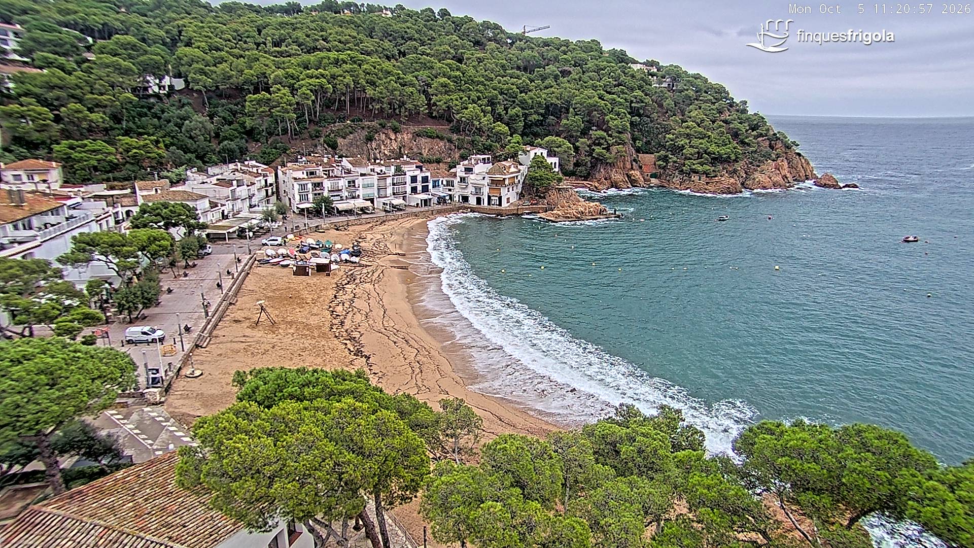 Webcam de Tamariu playa
