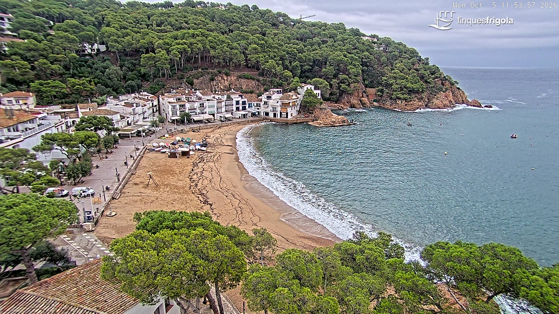 Webcam de Tamariu playa