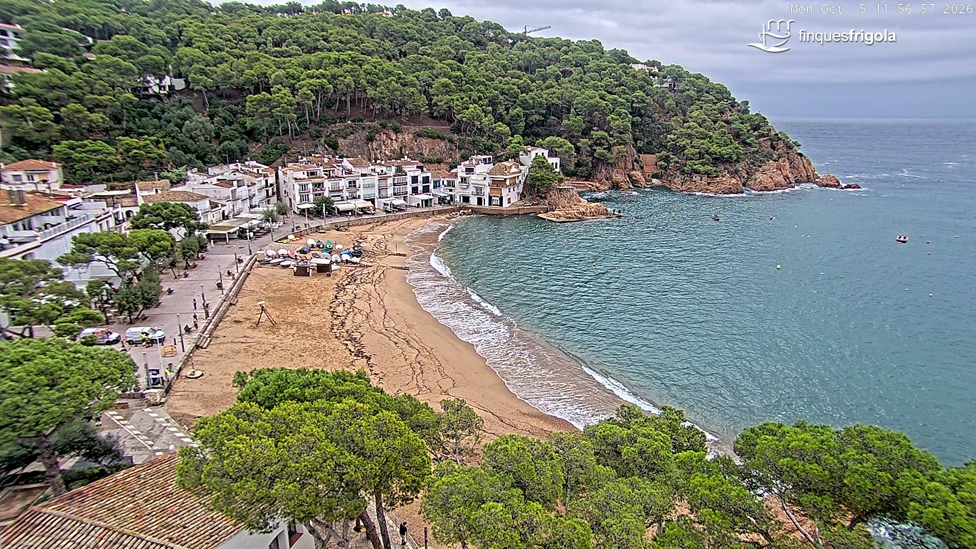 Webcam de Tamariu playa