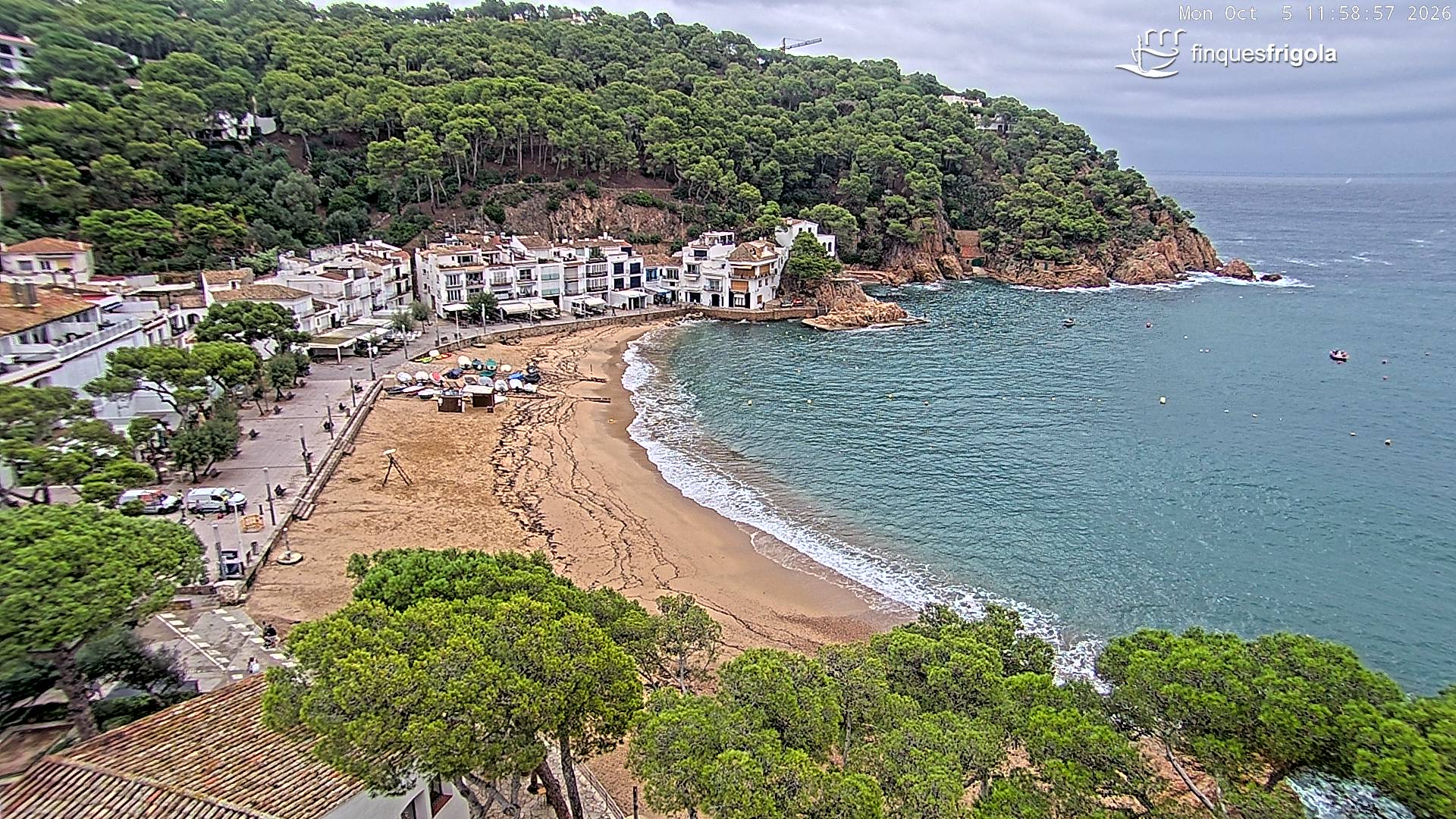 Webcam de Tamariu playa