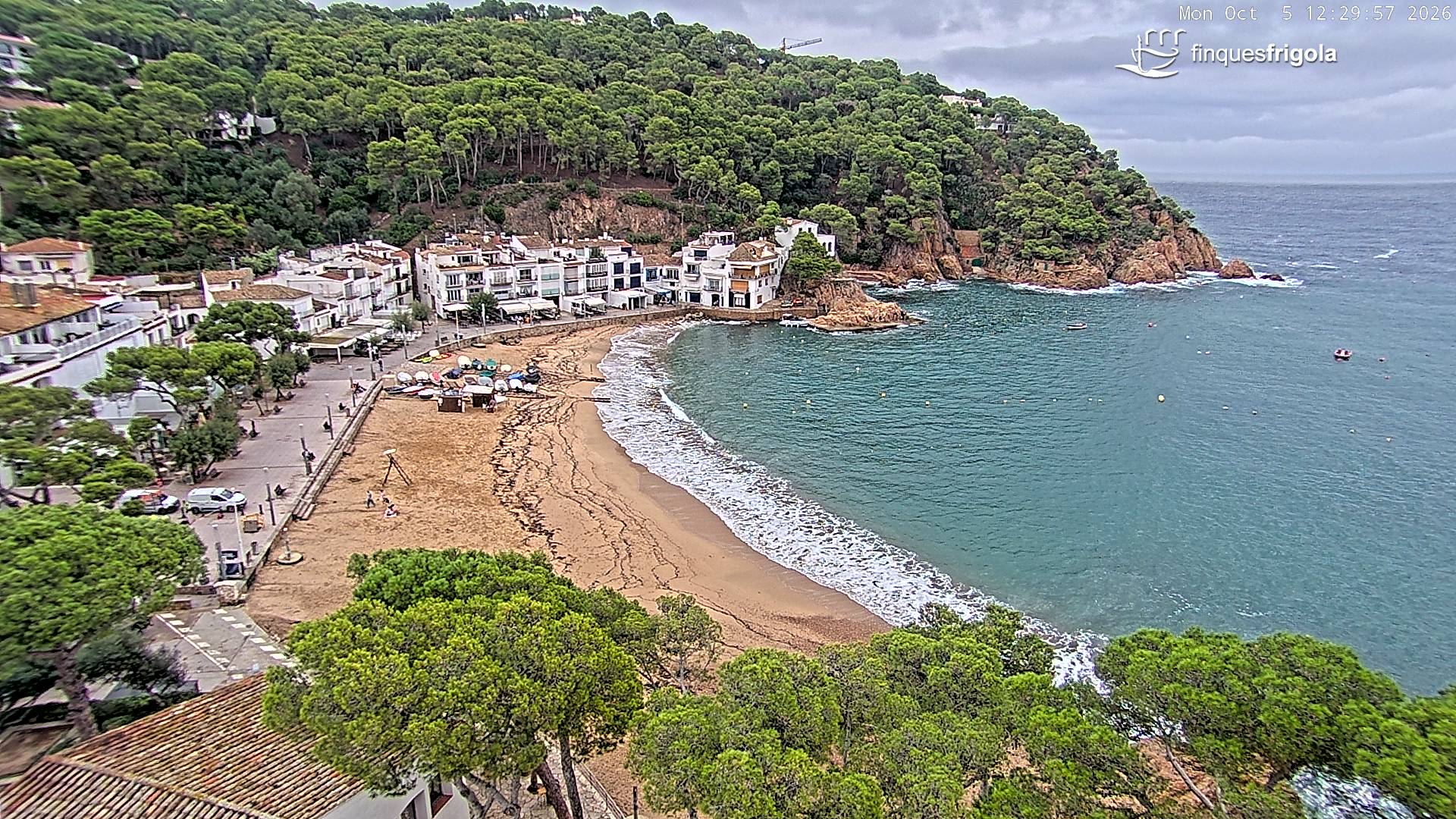 Webcam de Tamariu playa
