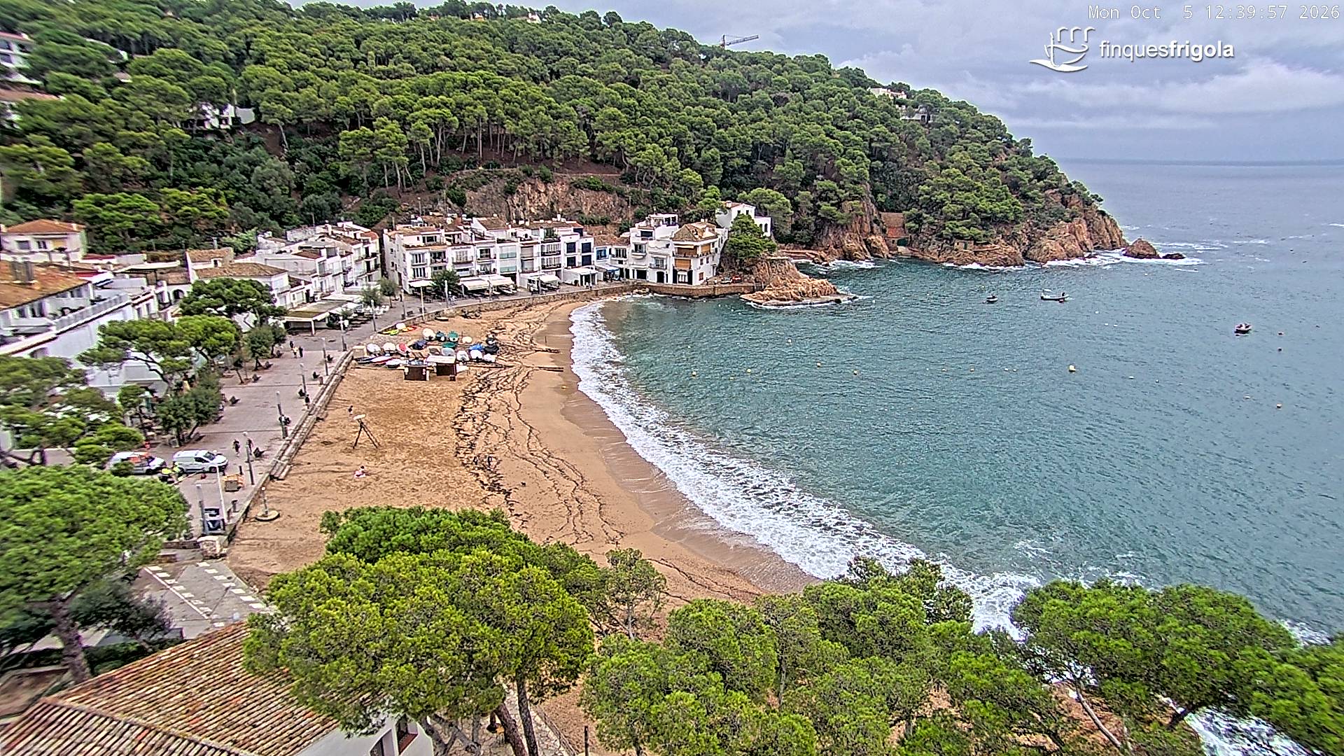 Webcam de Tamariu playa