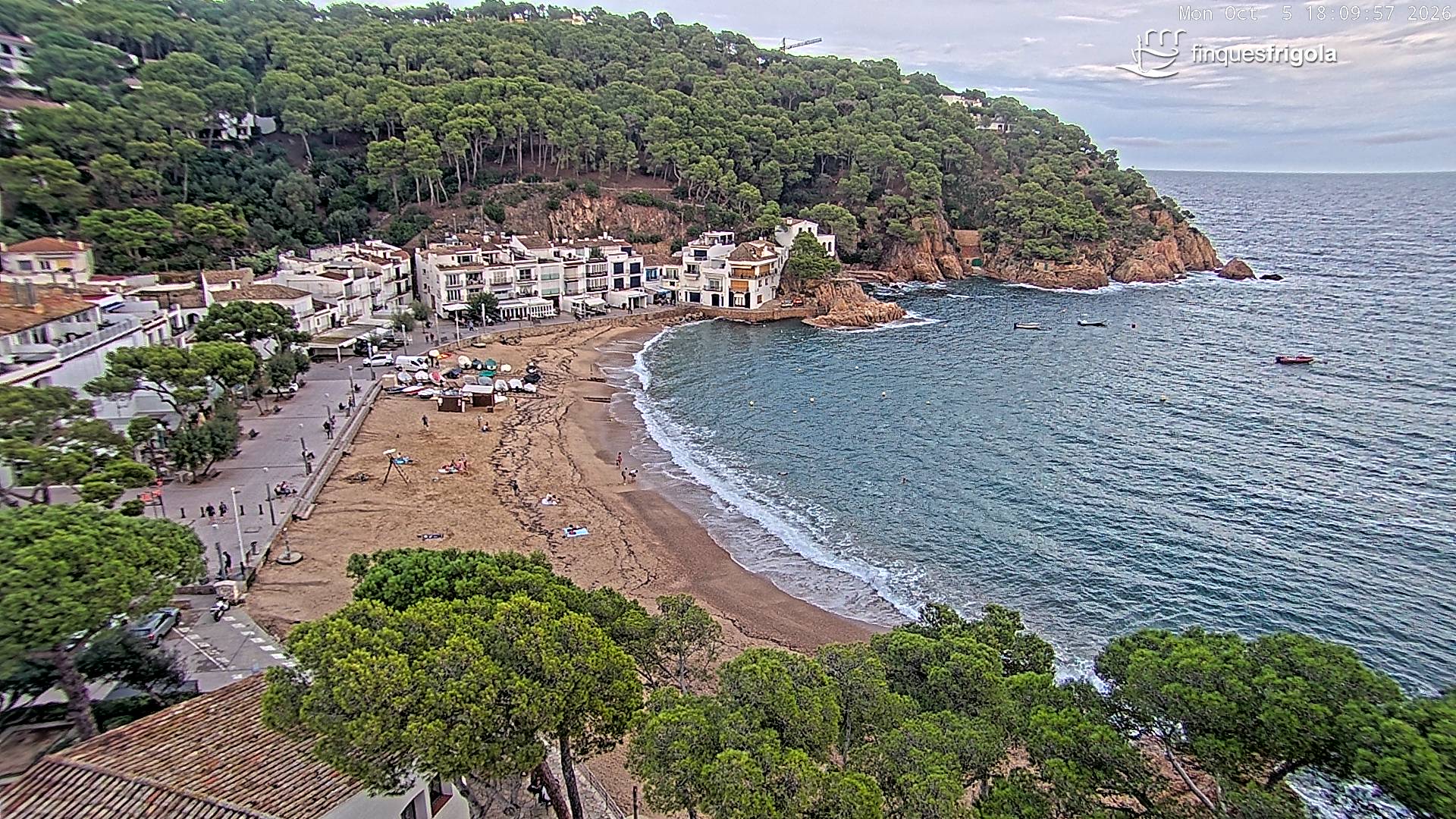 Webcam de Tamariu playa