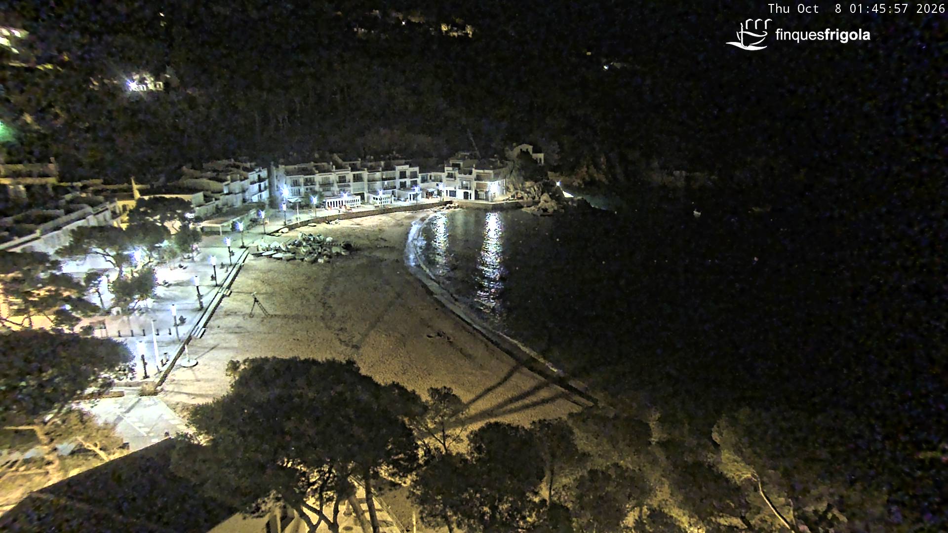 Webcam de Tamariu playa