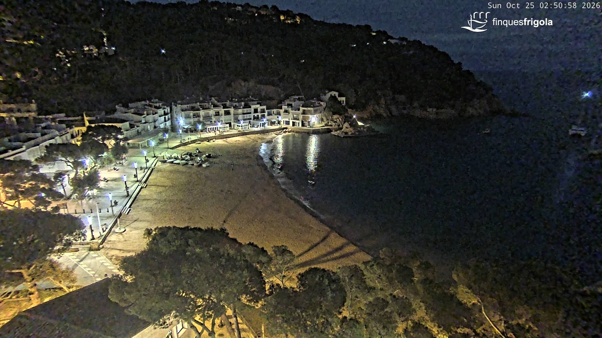 Webcam de Tamariu playa