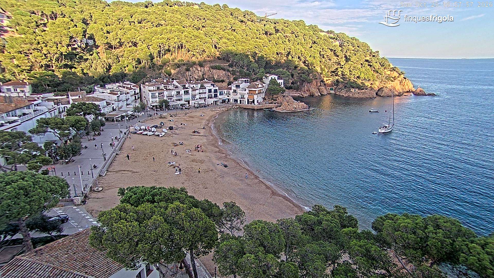 Webcam de Tamariu playa