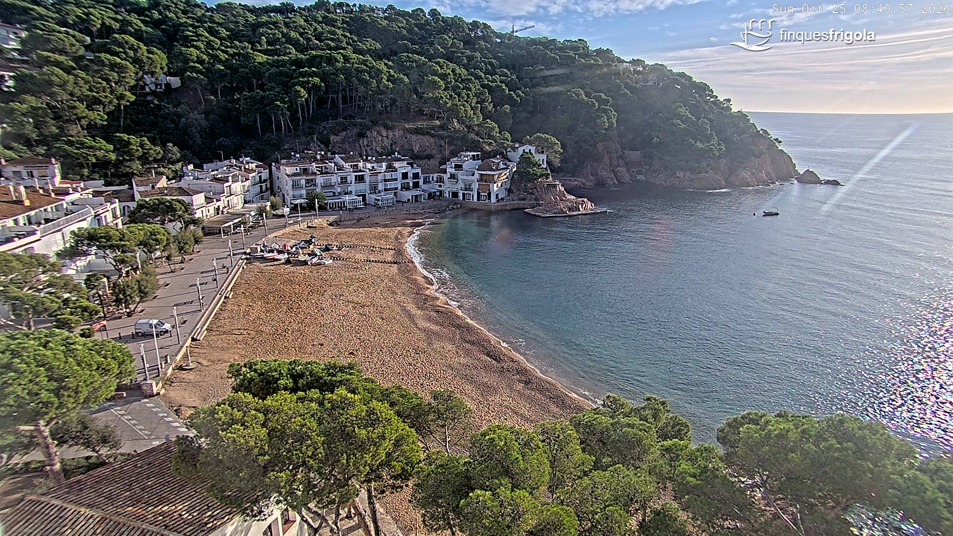 Webcam de Tamariu playa