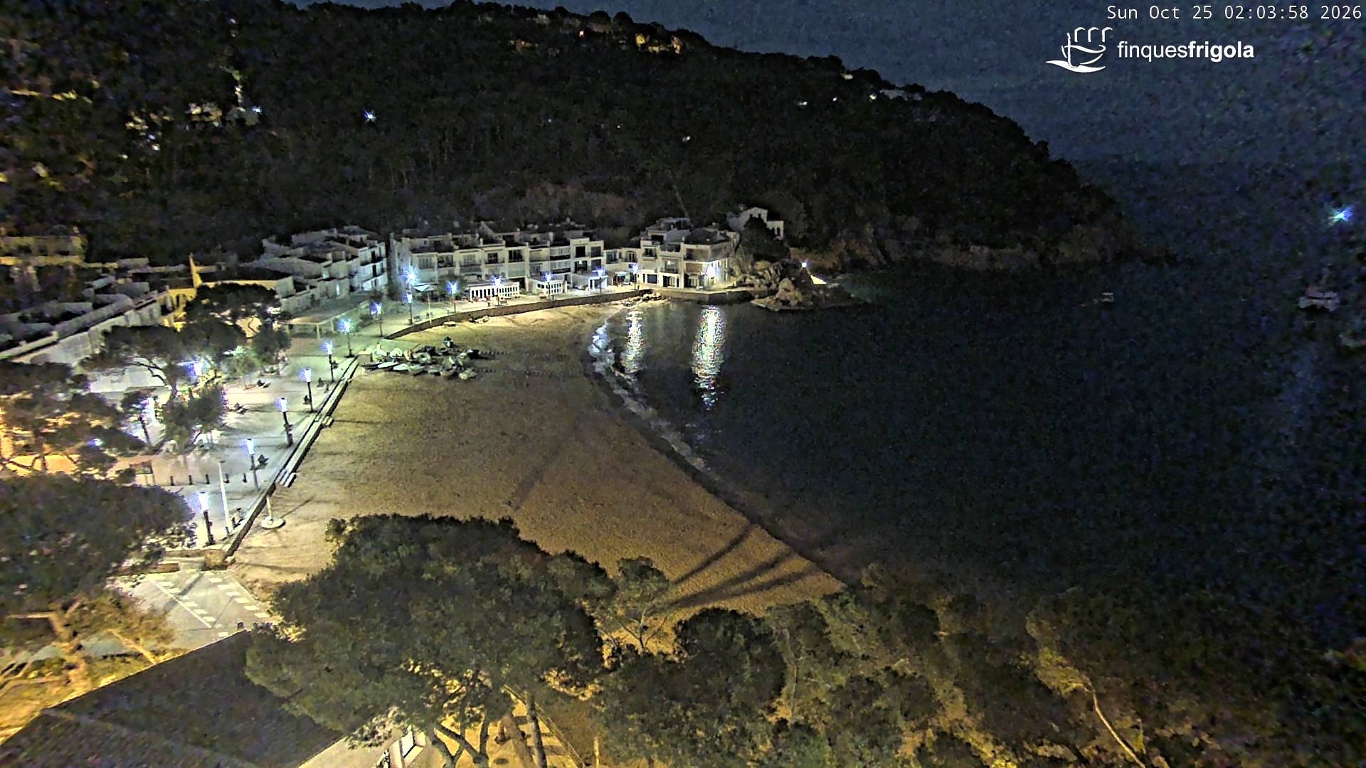 Webcam de Tamariu playa