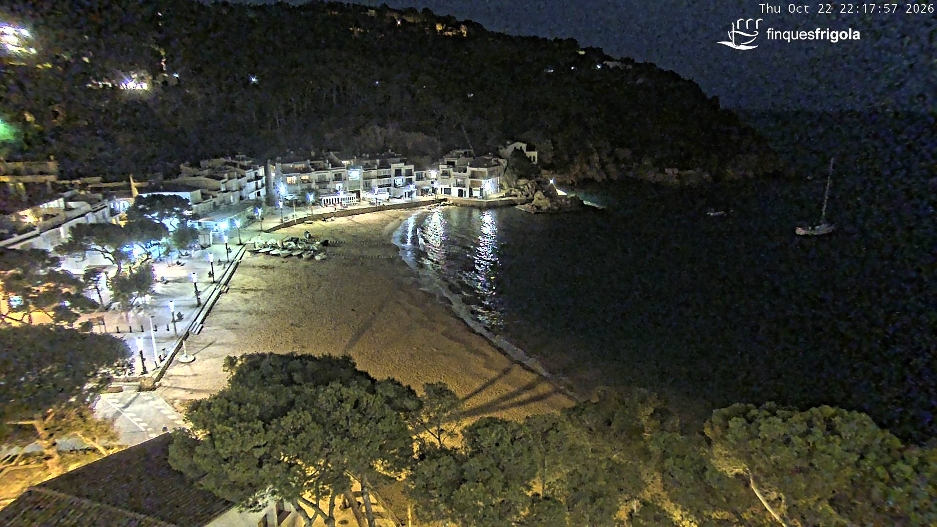 Webcam de Tamariu playa