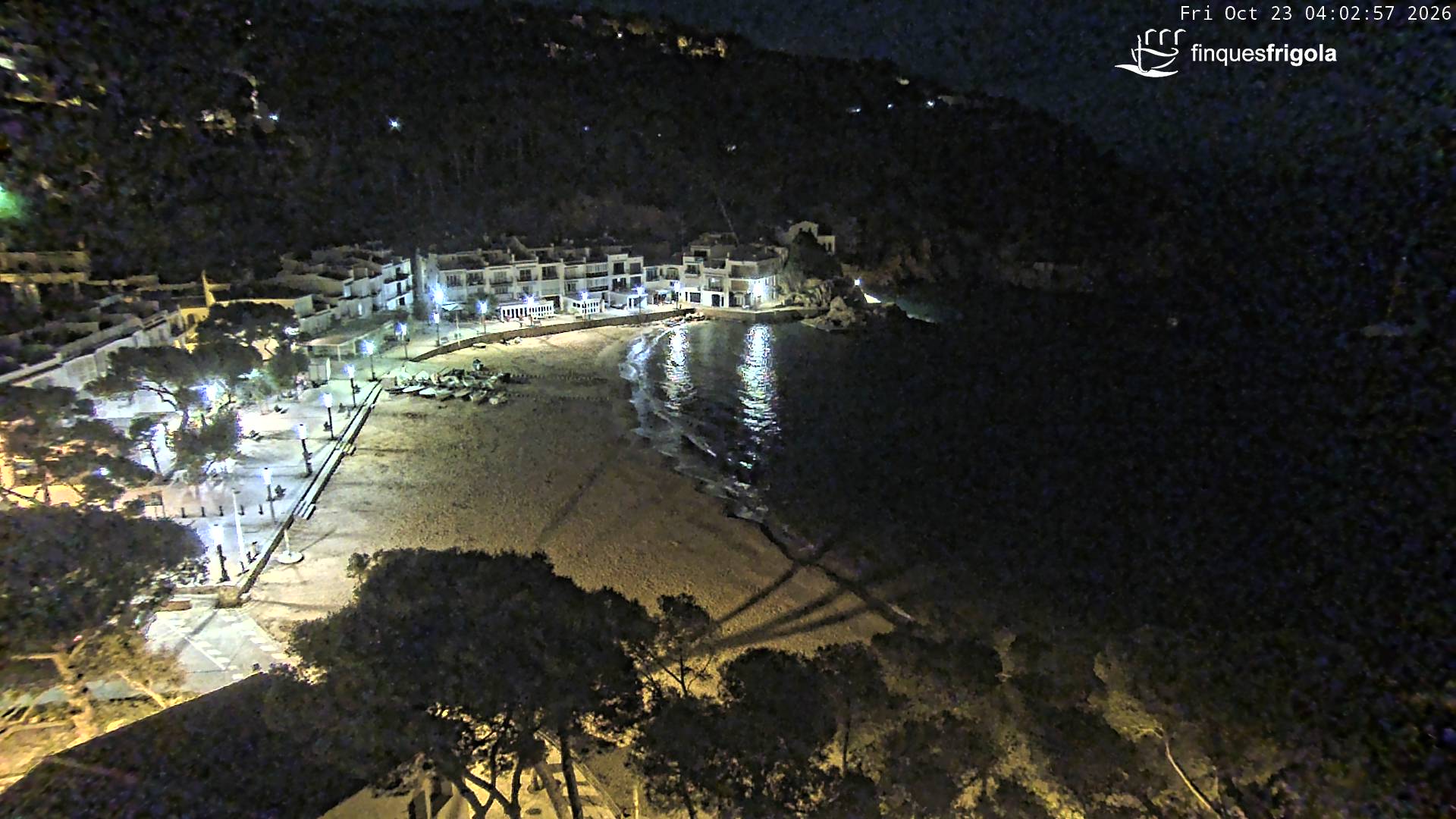 Webcam de Tamariu playa