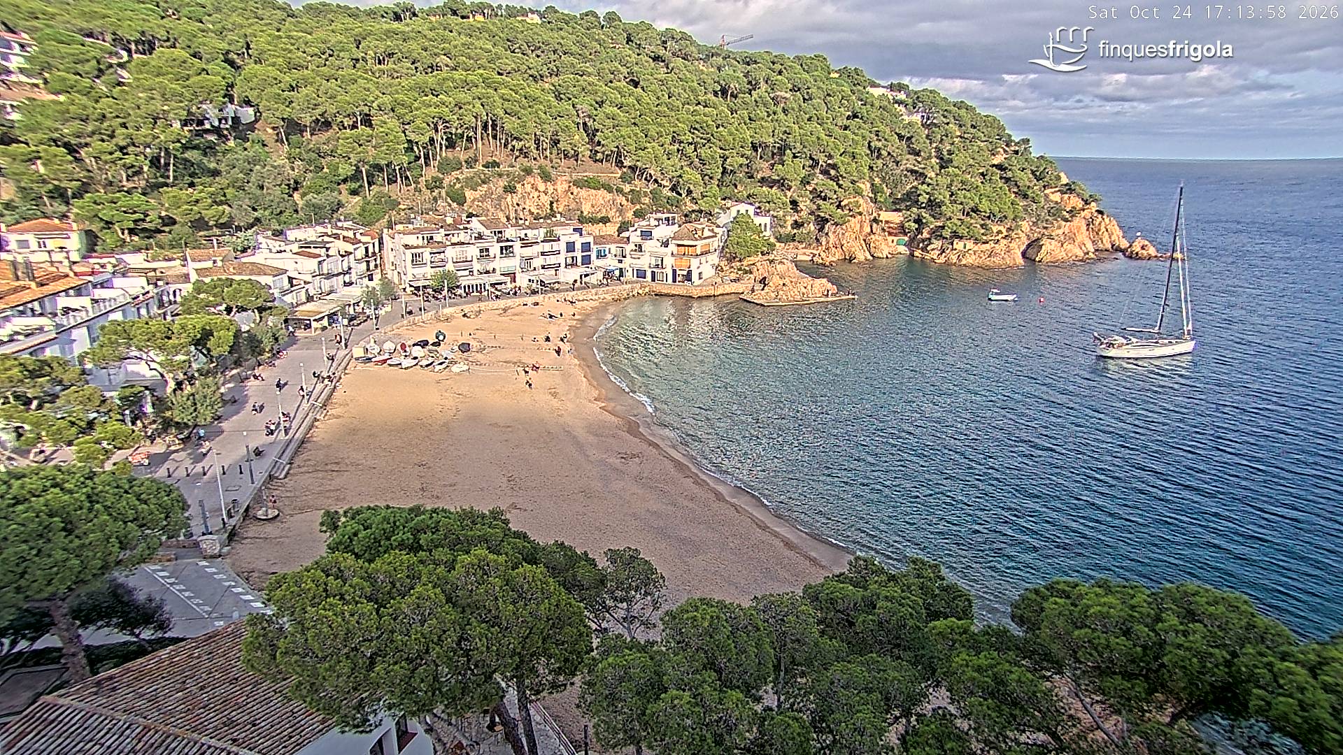 Webcam de Tamariu playa
