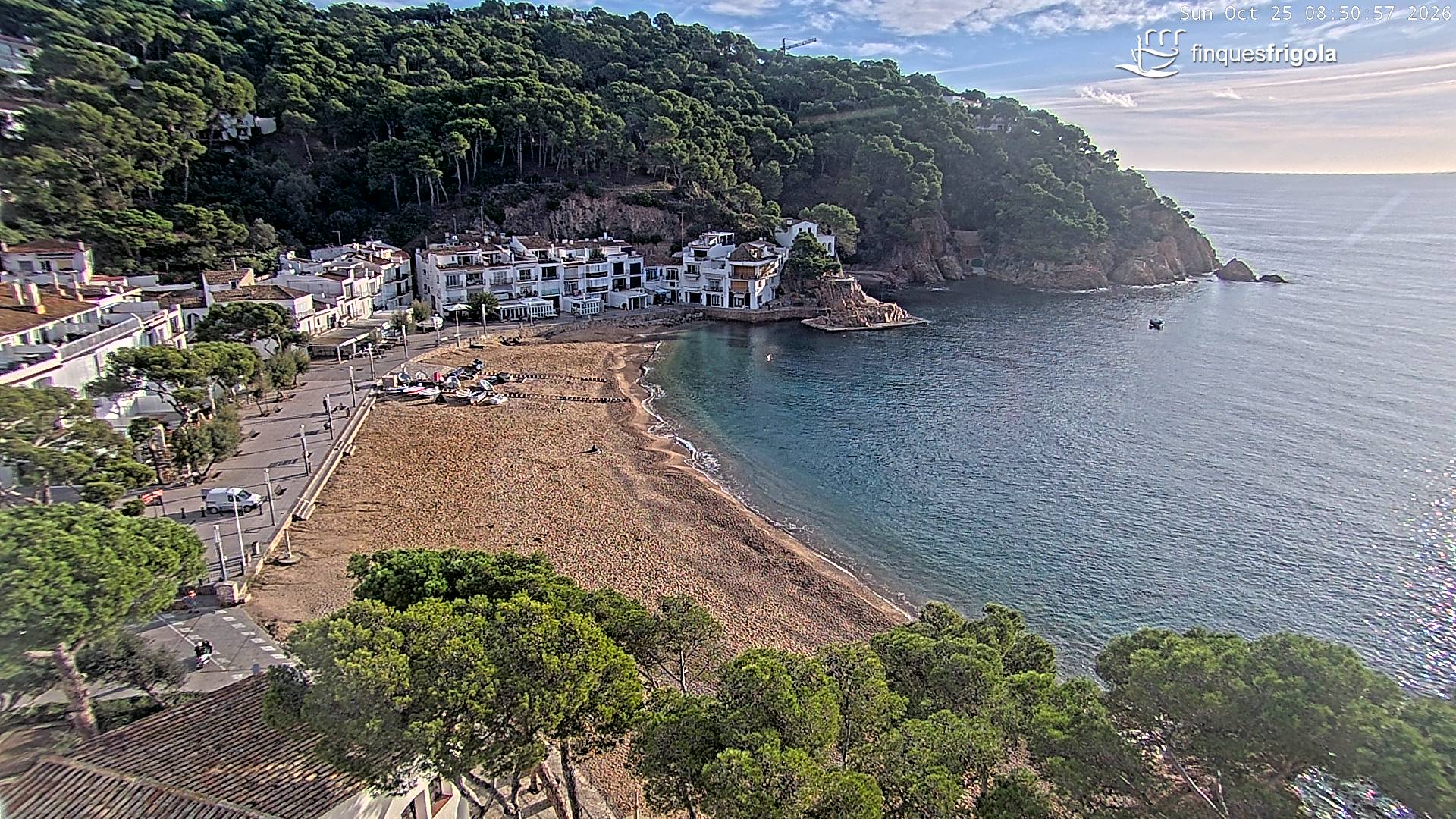 Webcam de Tamariu playa