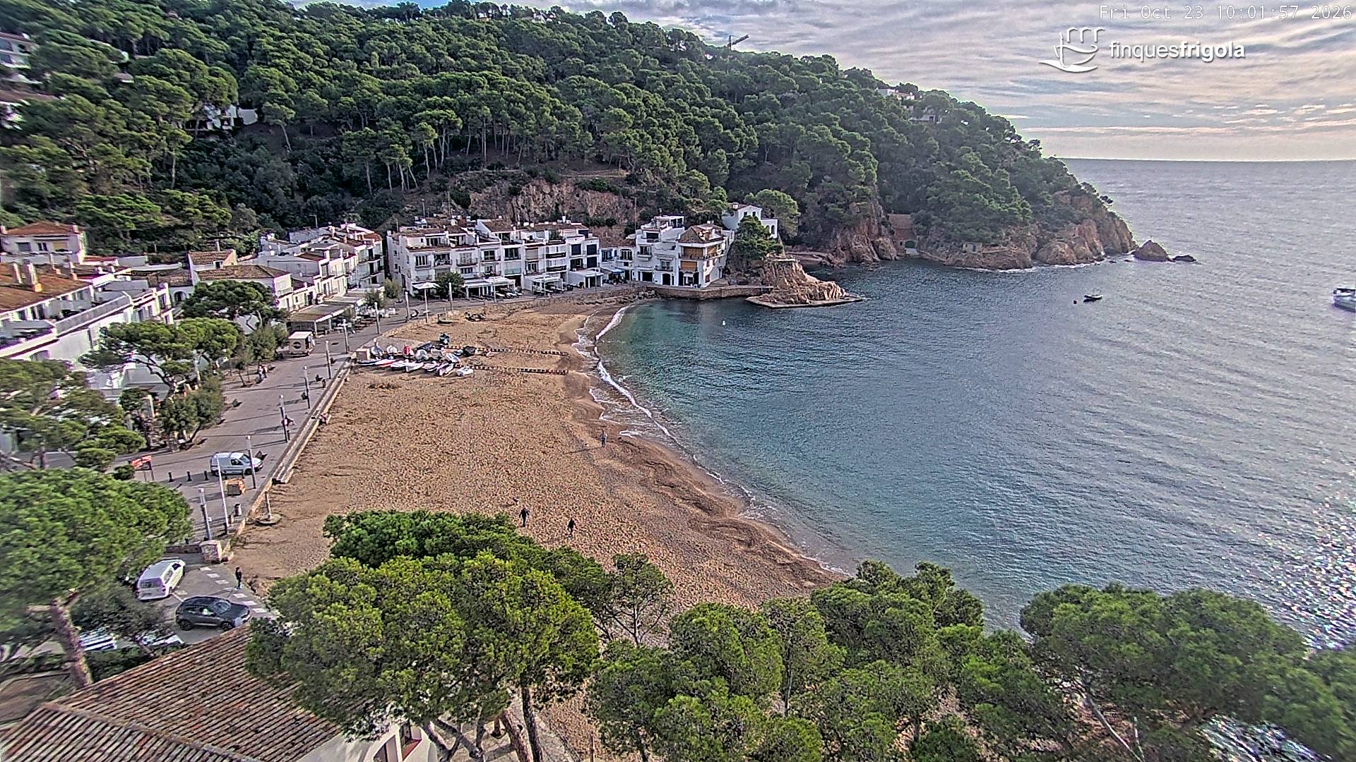 Webcam de Tamariu playa