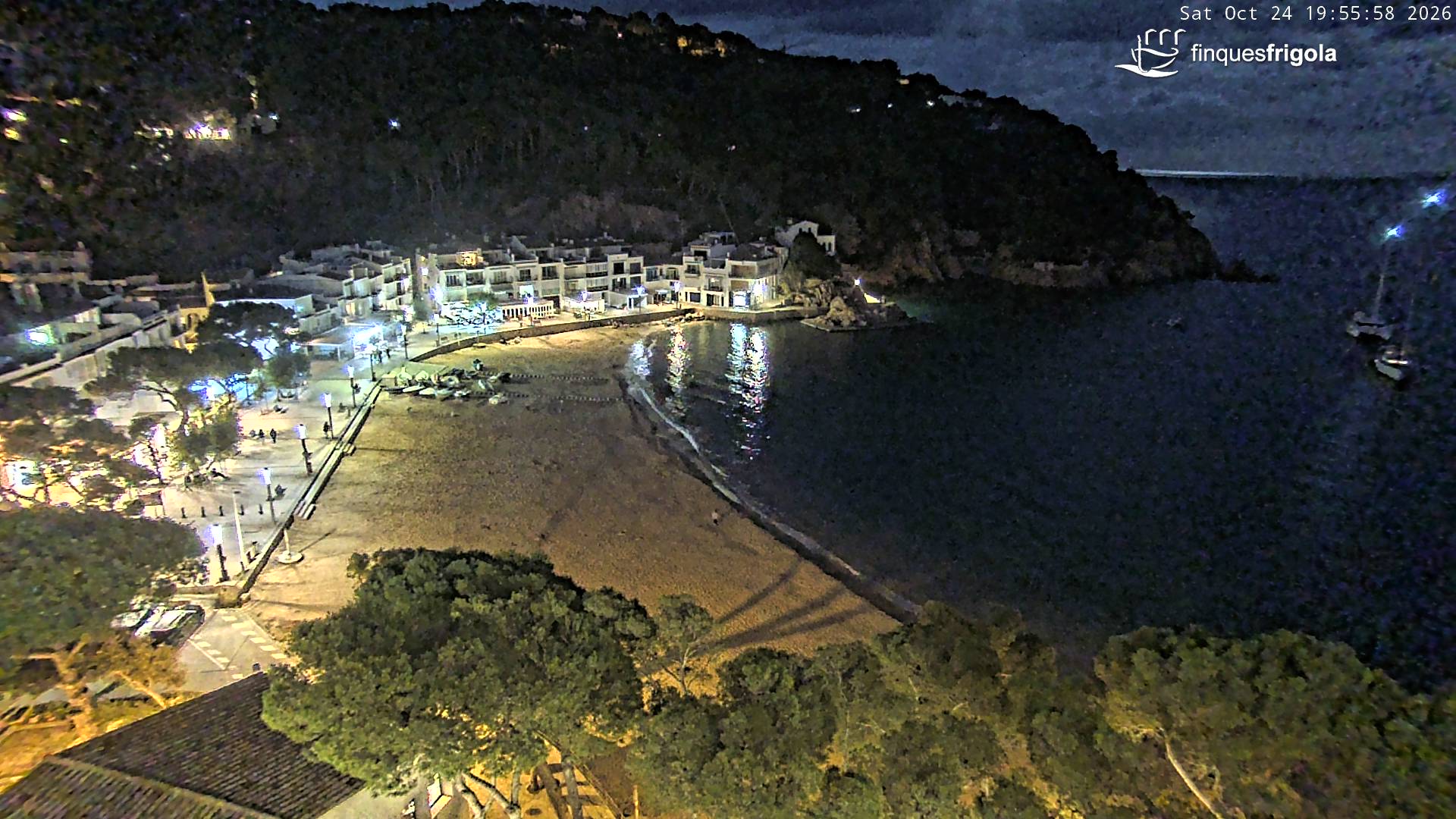 Webcam de Tamariu playa