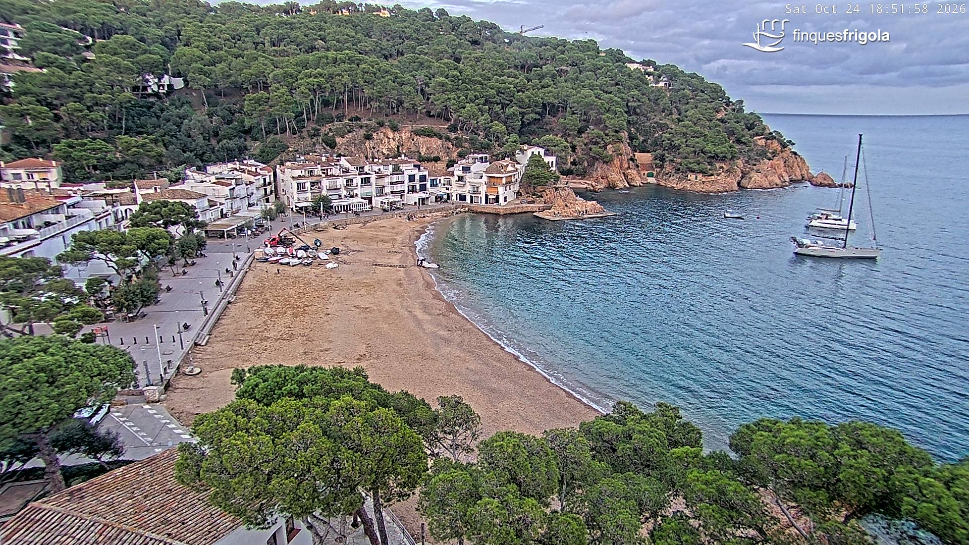 Webcam de Tamariu playa