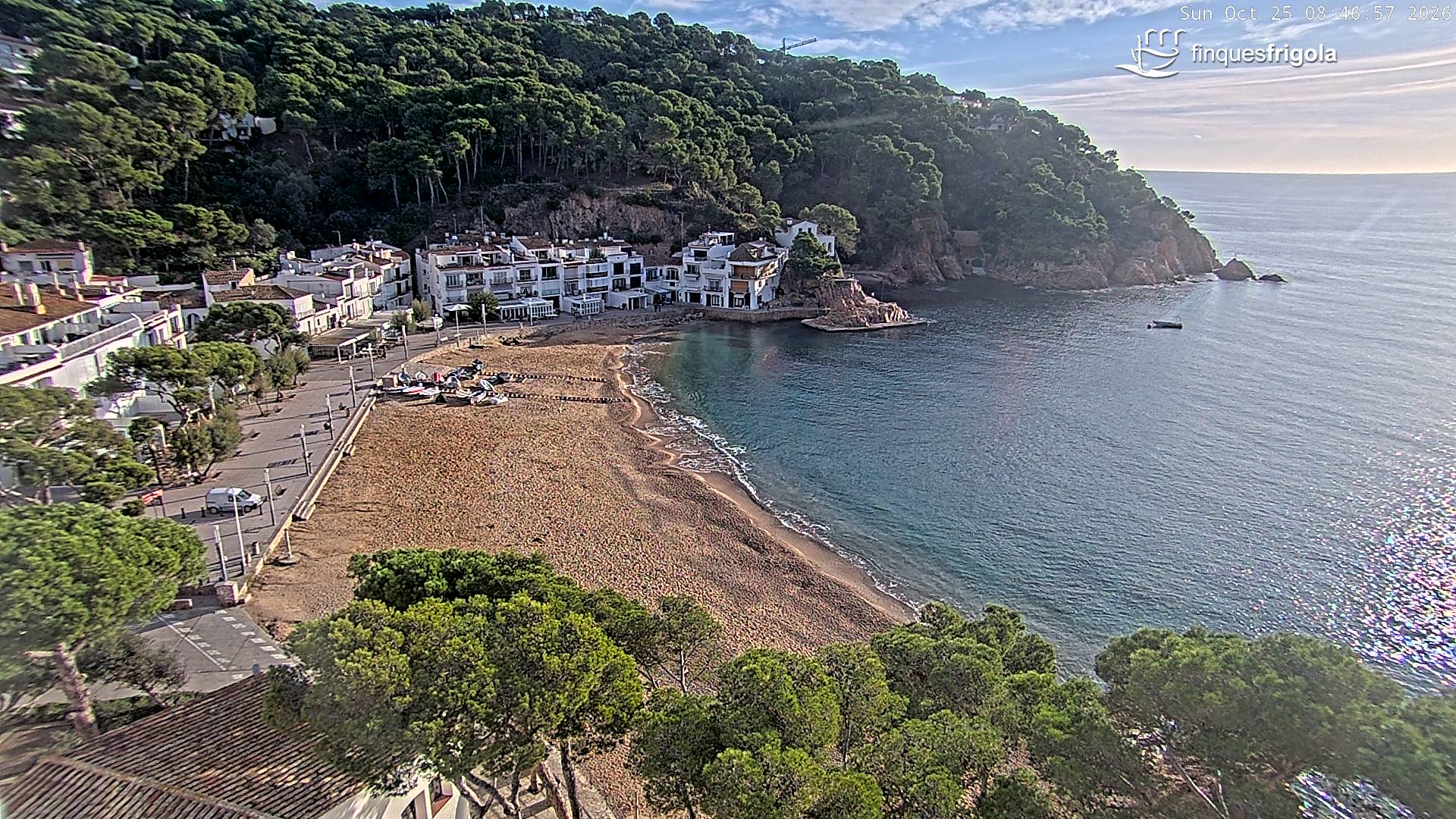 Webcam de Tamariu playa