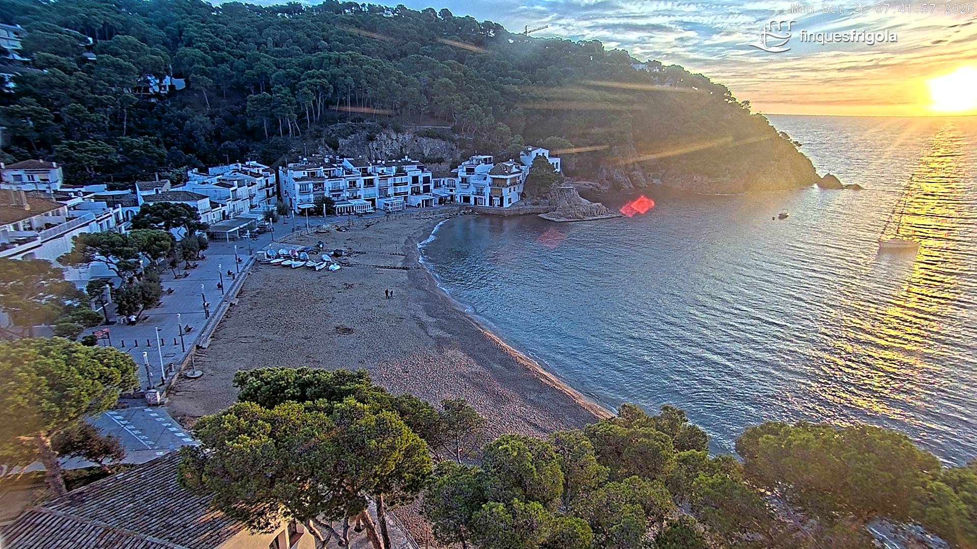 Webcam de Tamariu playa