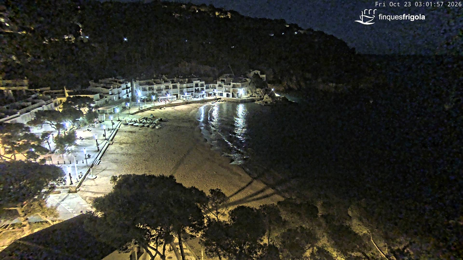 Webcam de Tamariu playa