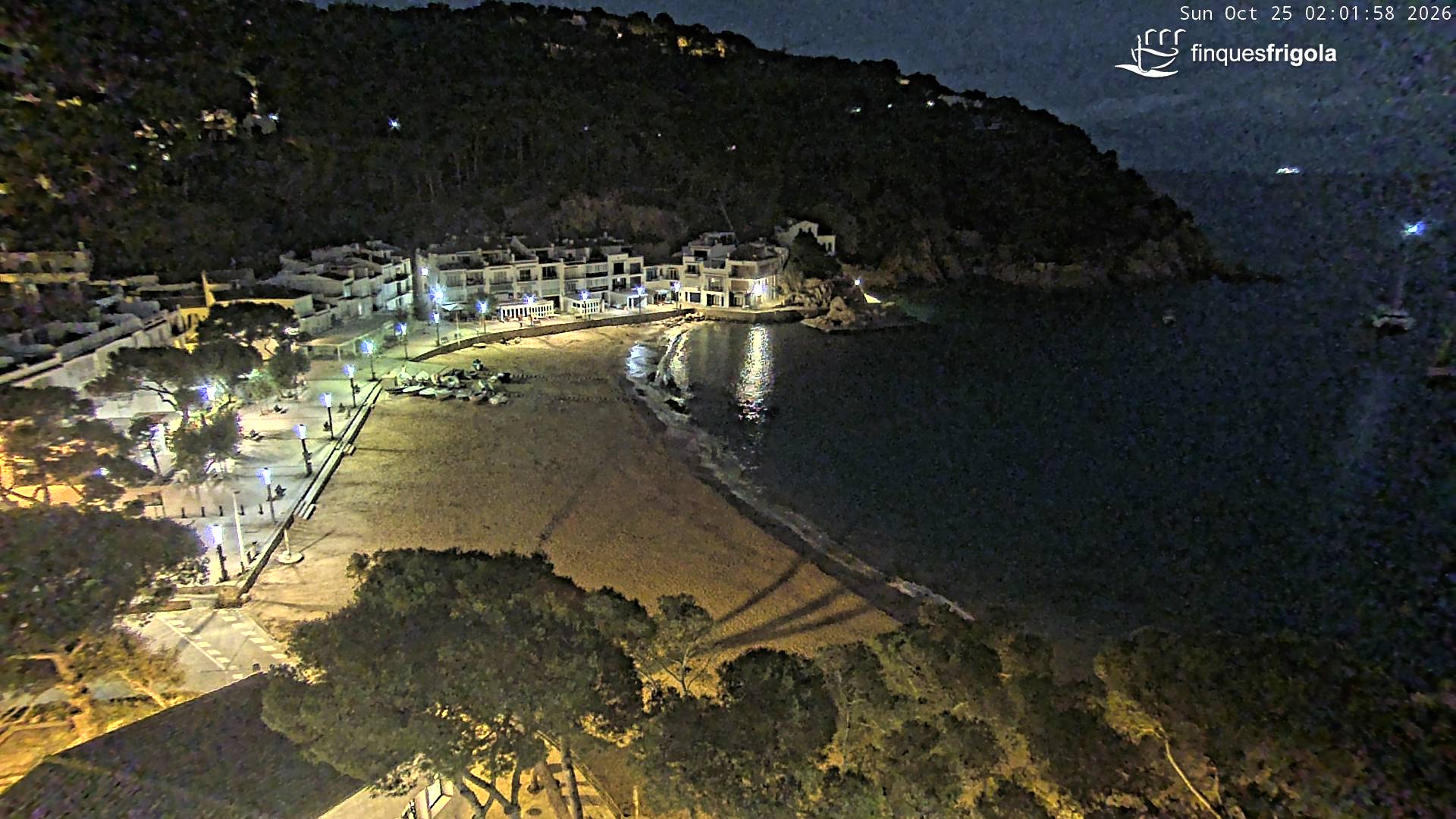 Webcam de Tamariu playa