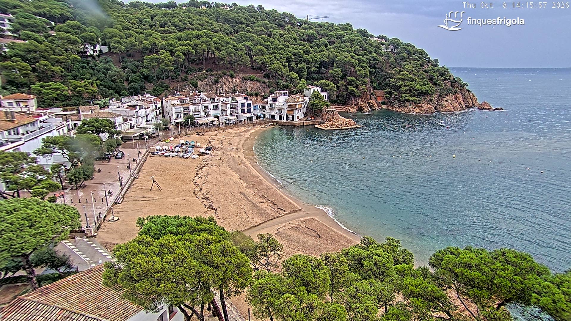 Webcam de Tamariu playa