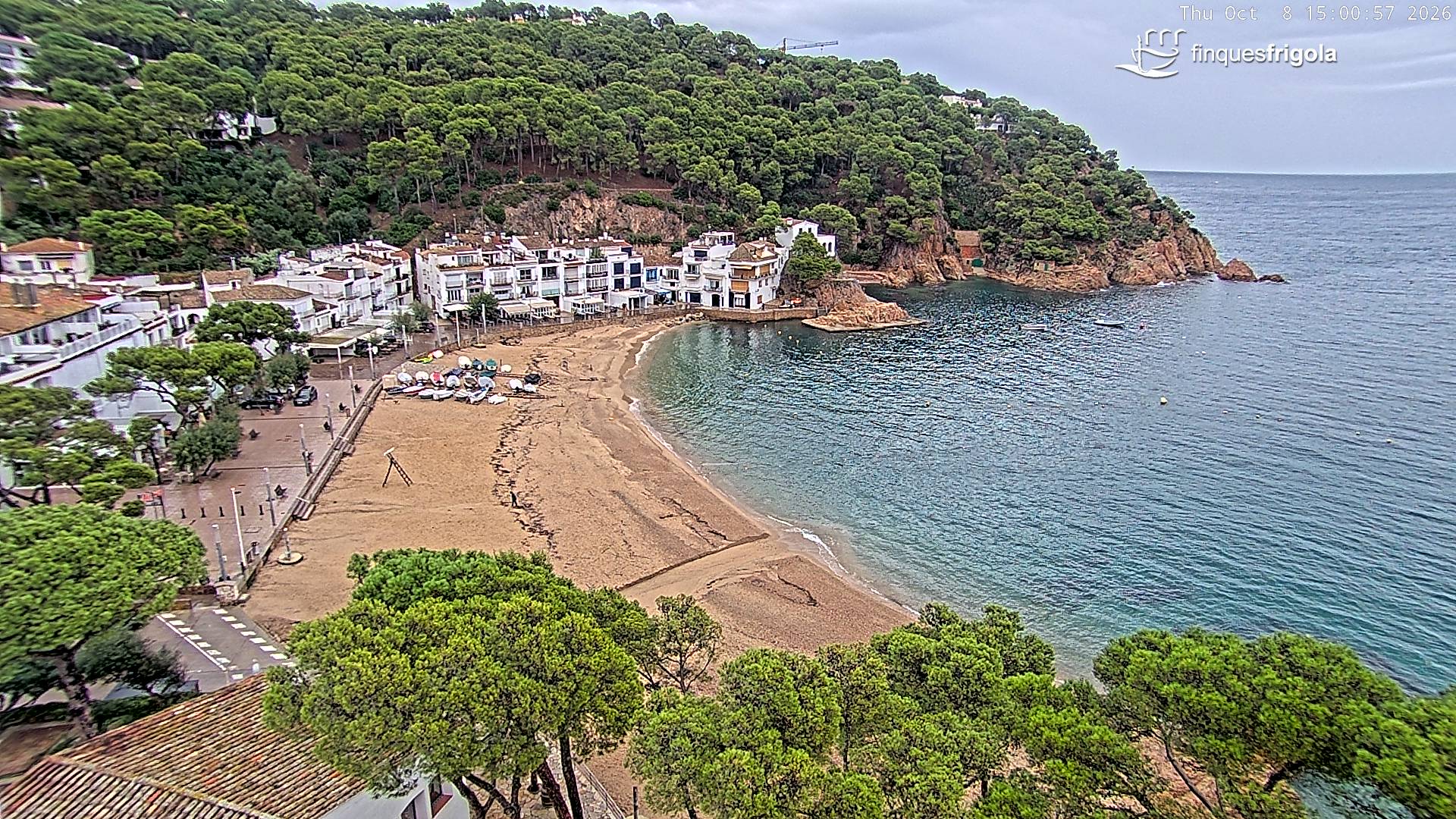 Webcam de Tamariu playa