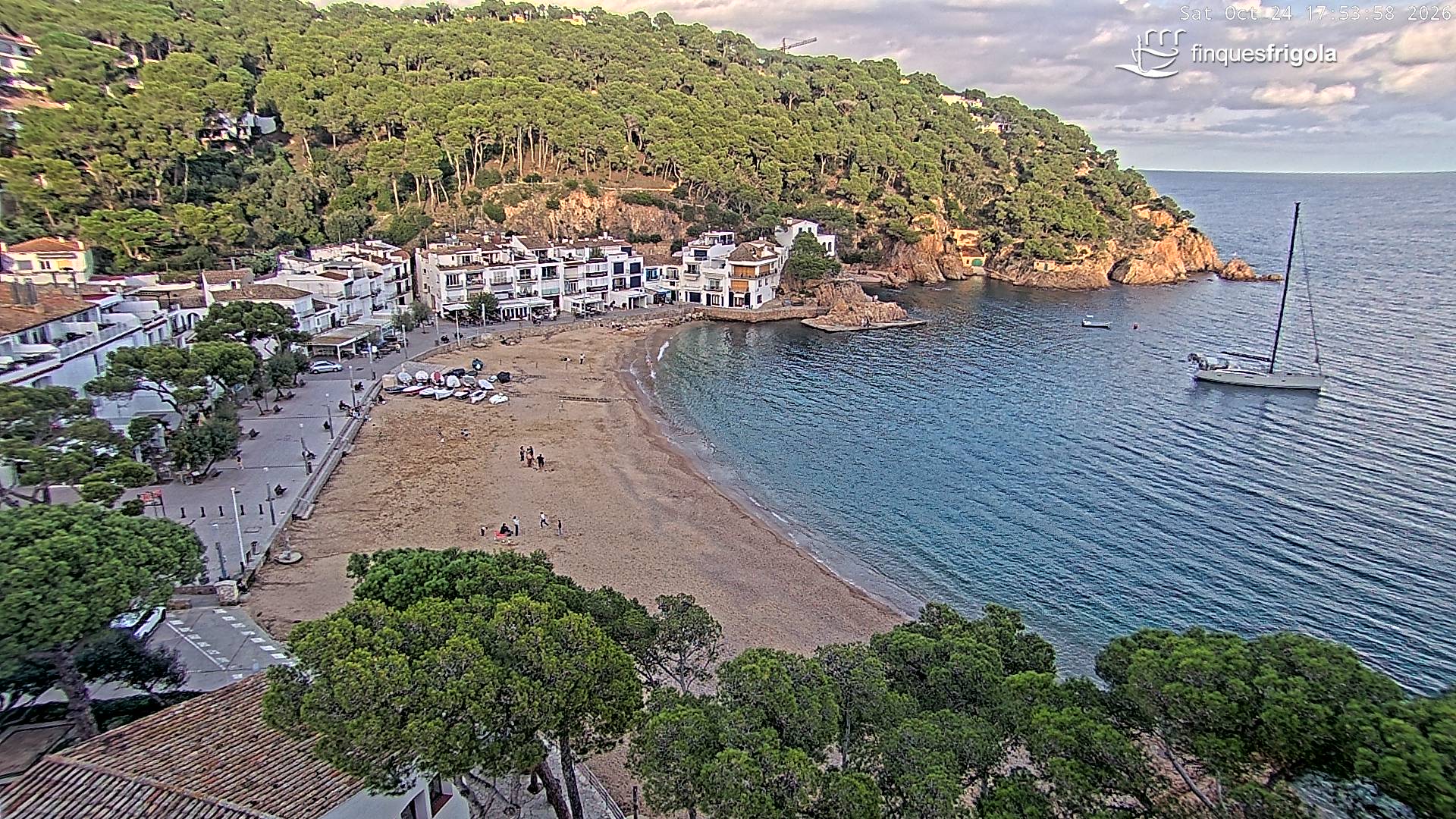 Webcam de Tamariu playa