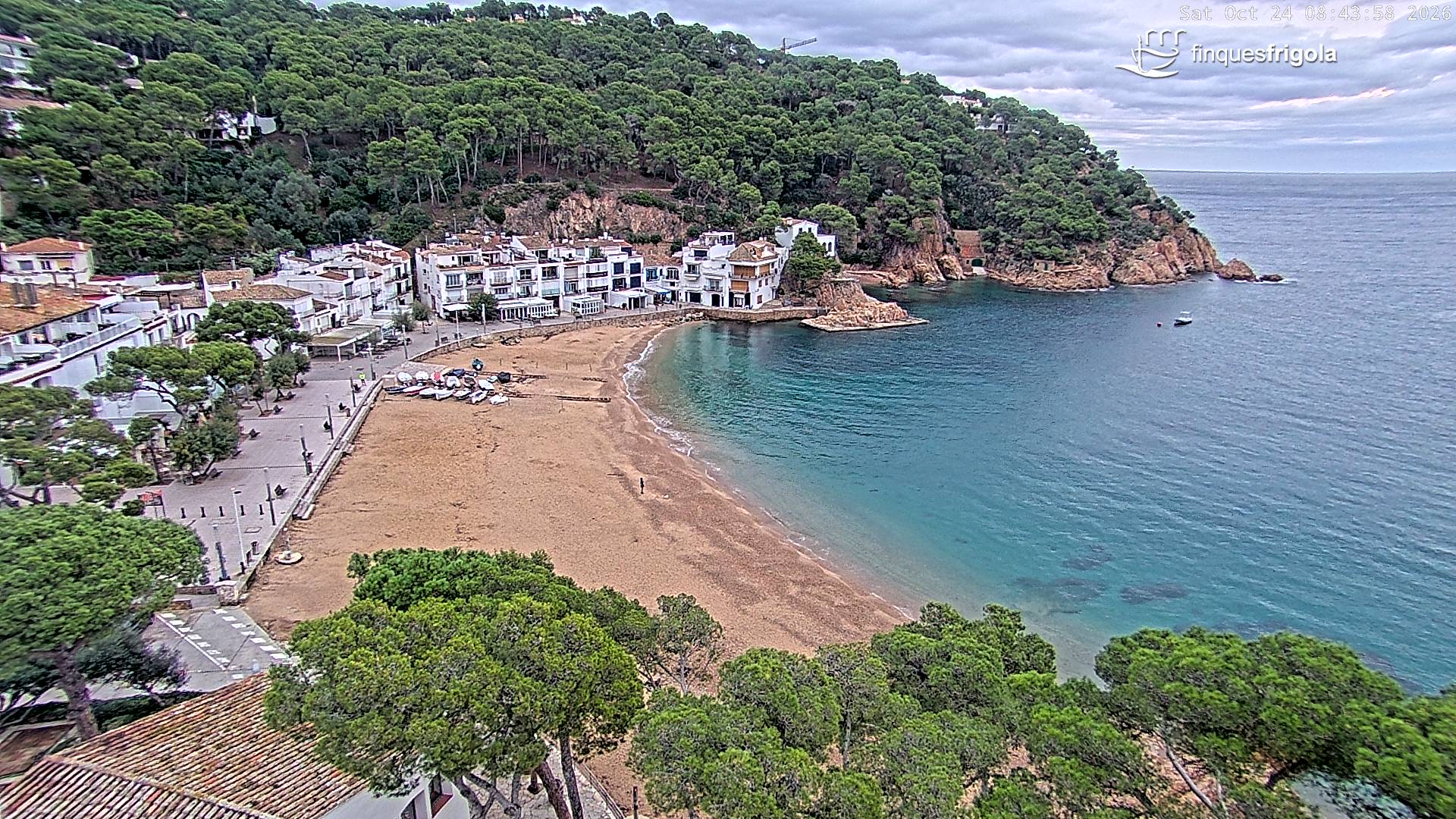 Webcam de Tamariu playa