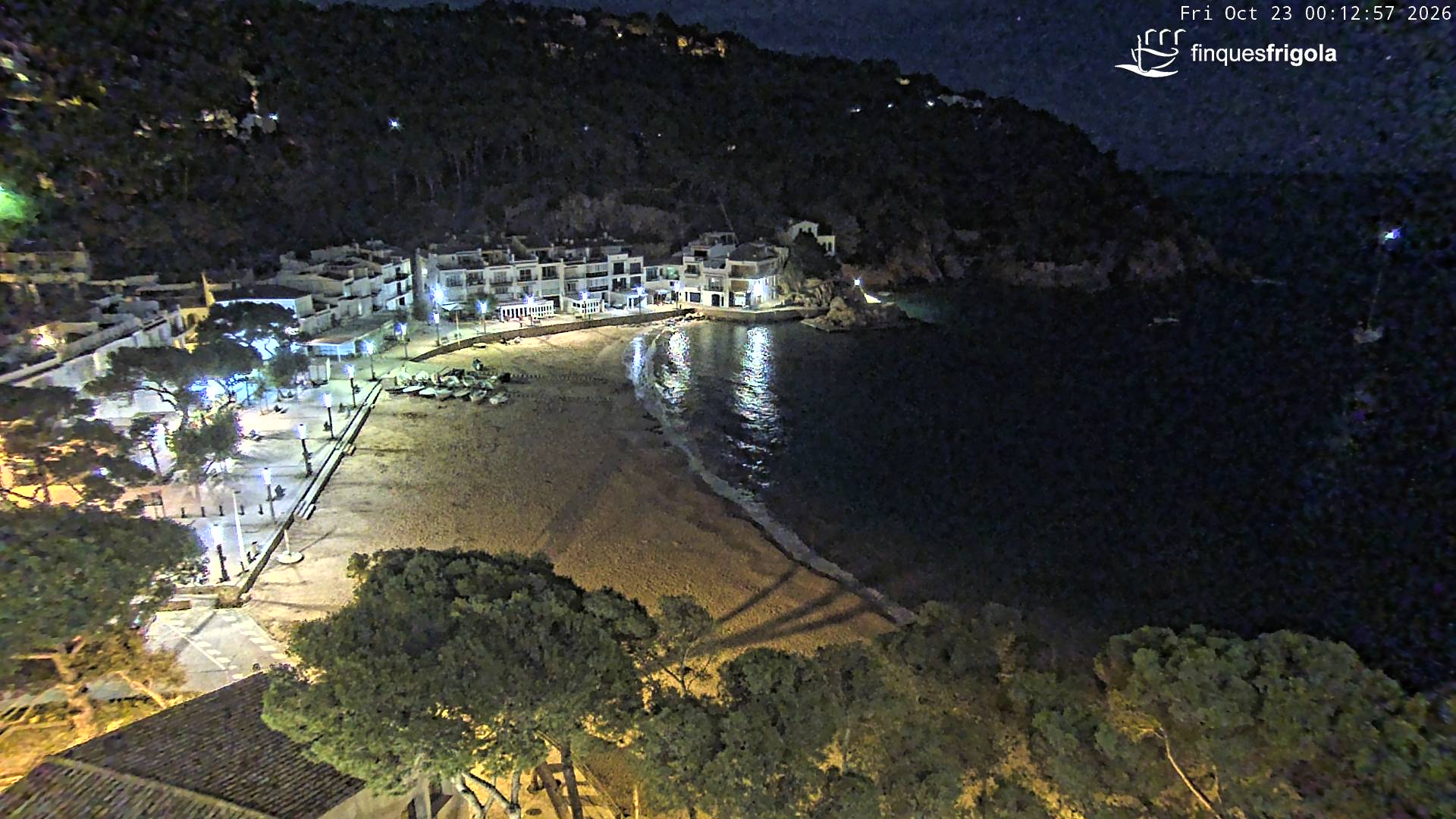 Webcam de Tamariu playa