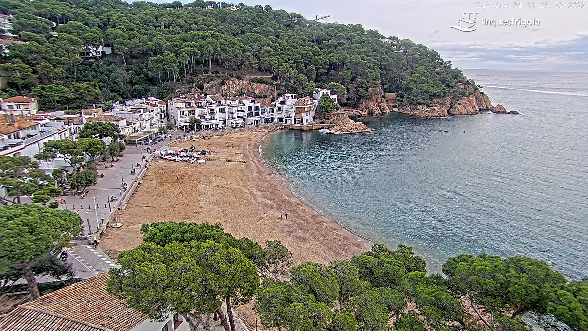 Webcam de Tamariu playa