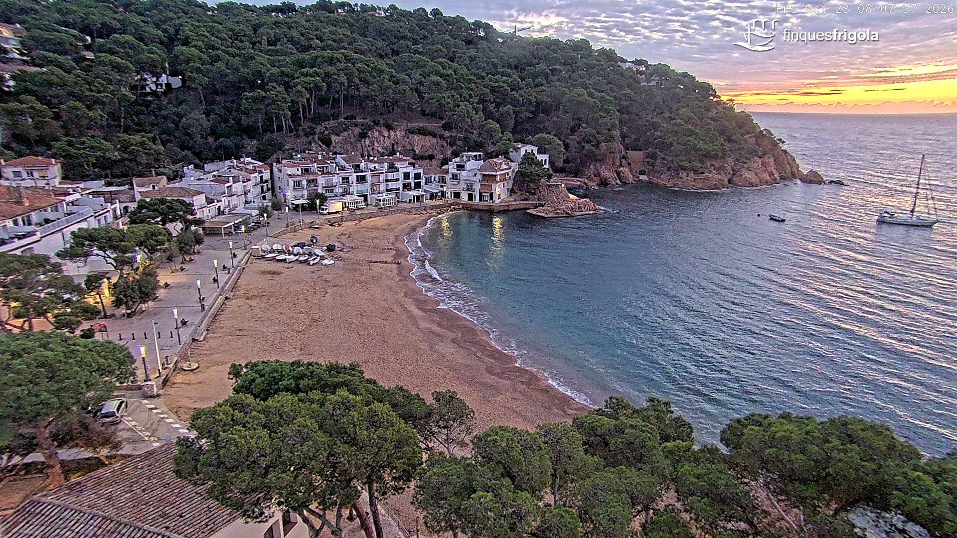 Webcam de Tamariu playa
