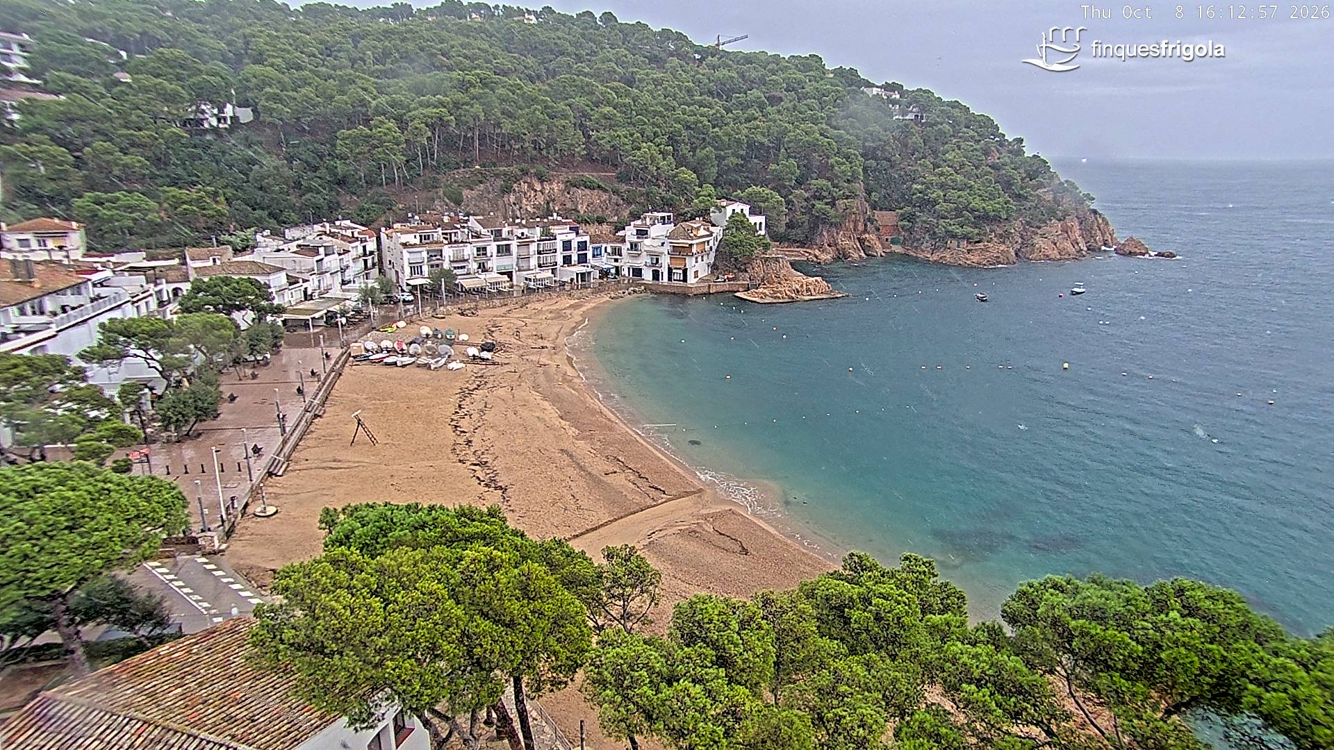 Webcam de Tamariu playa