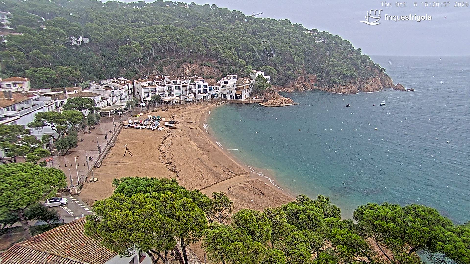 Webcam de Tamariu playa