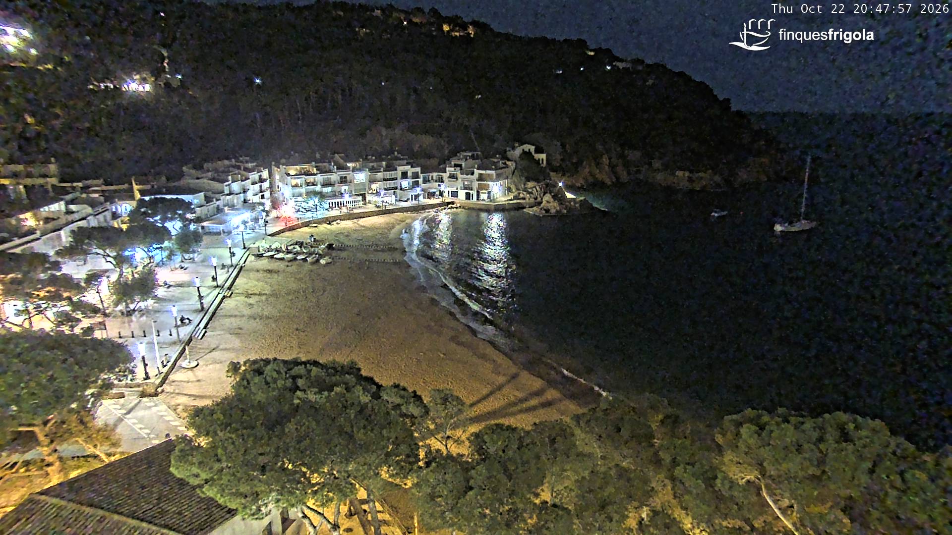 Webcam de Tamariu playa