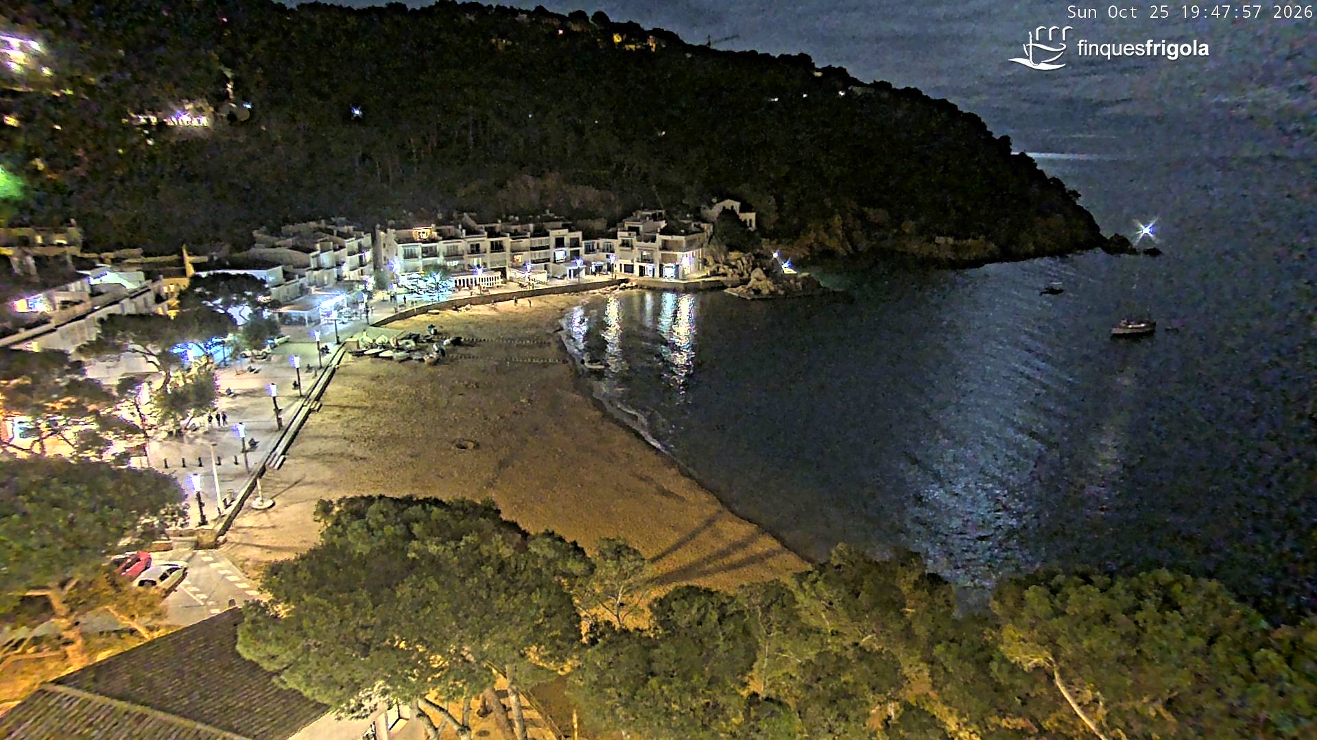 Webcam de Tamariu playa