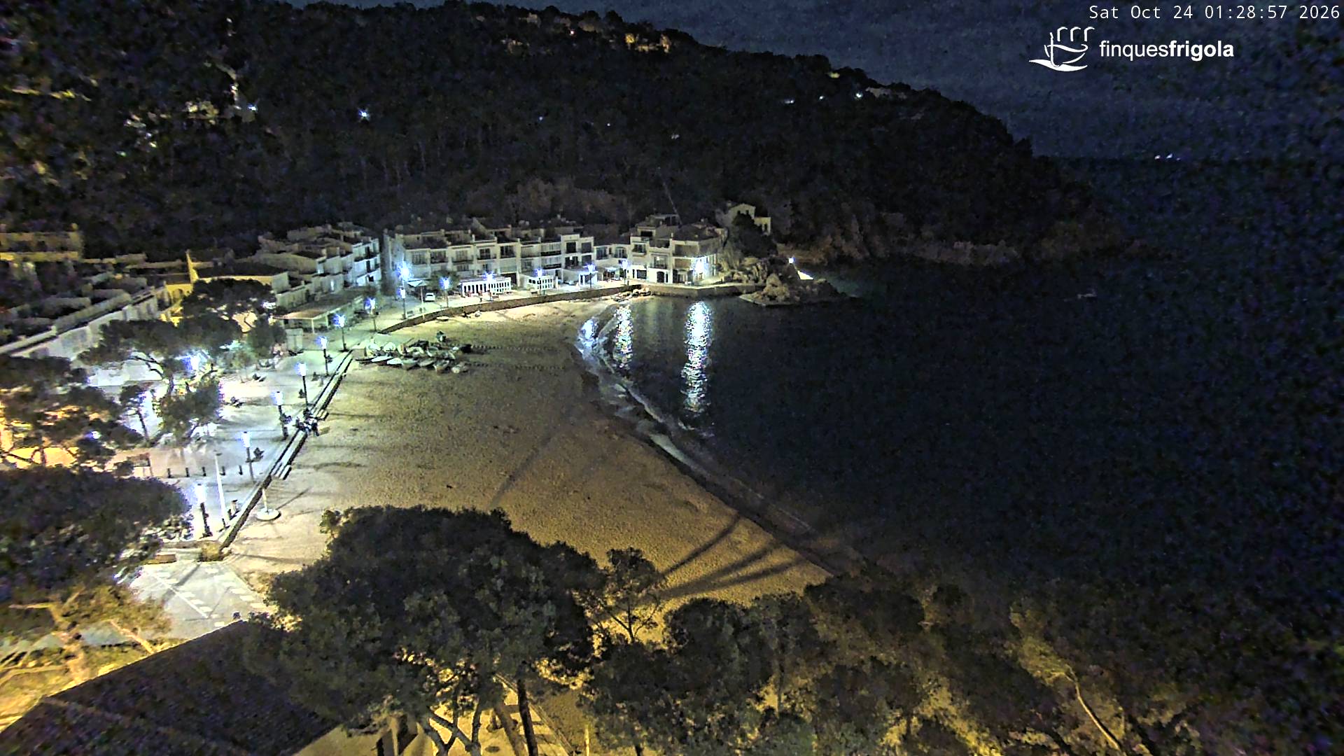 Webcam de Tamariu playa