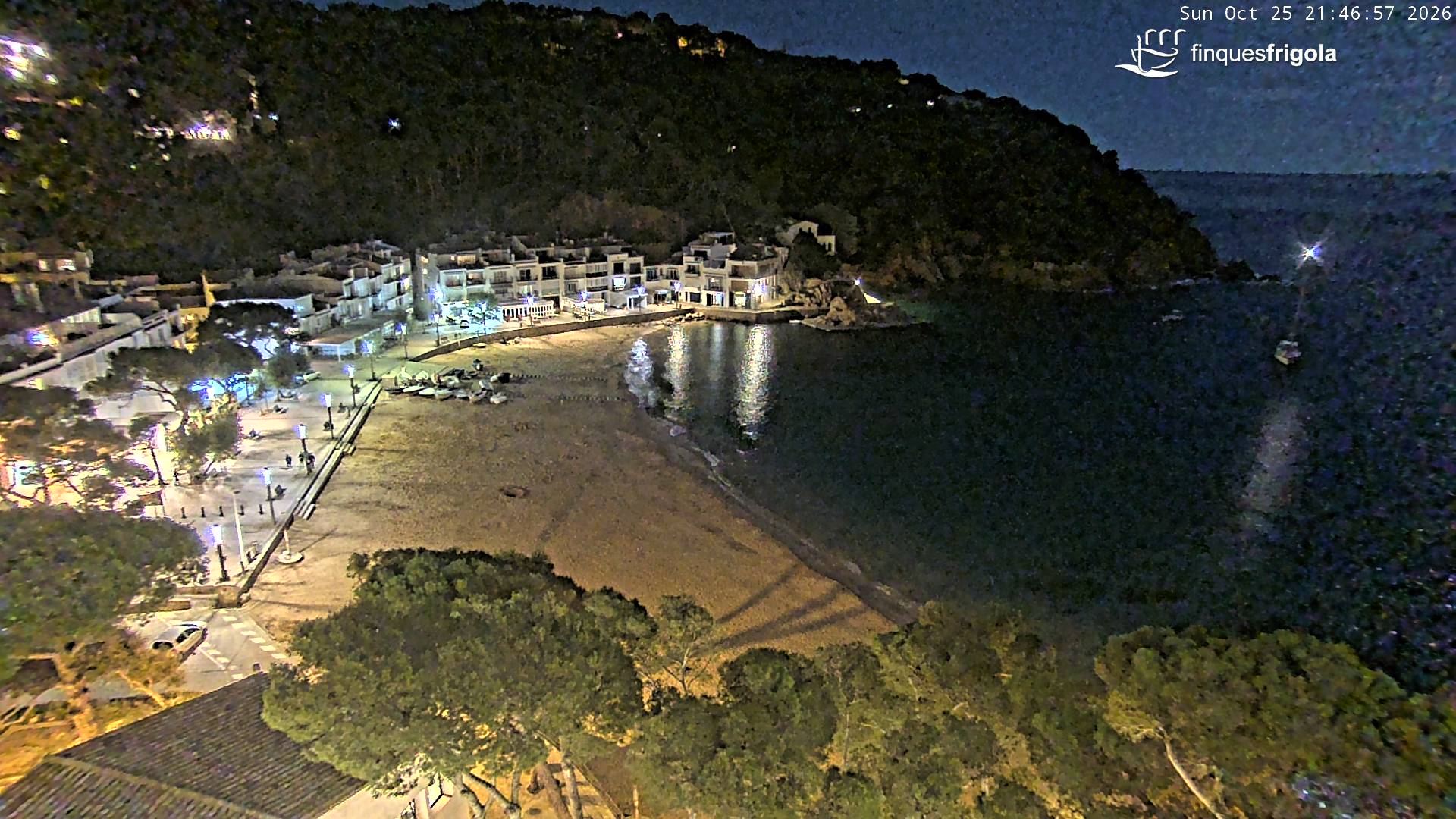 Webcam de Tamariu playa