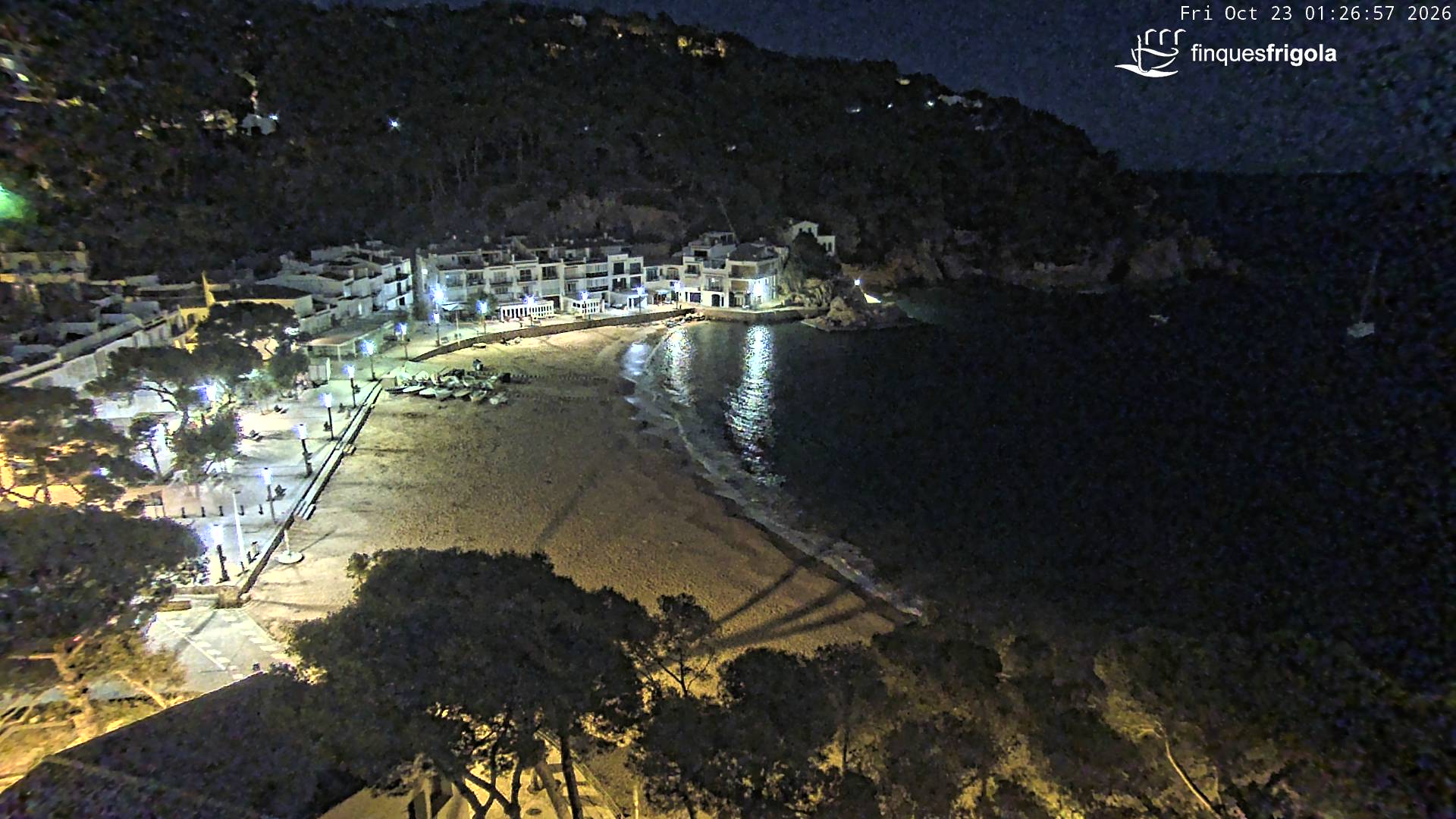 Webcam de Tamariu playa