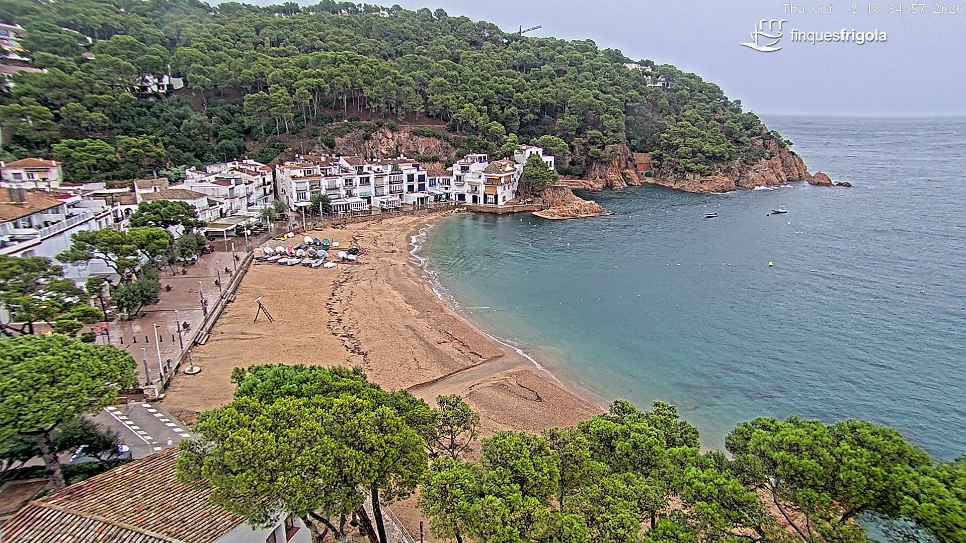 Webcam de Tamariu playa