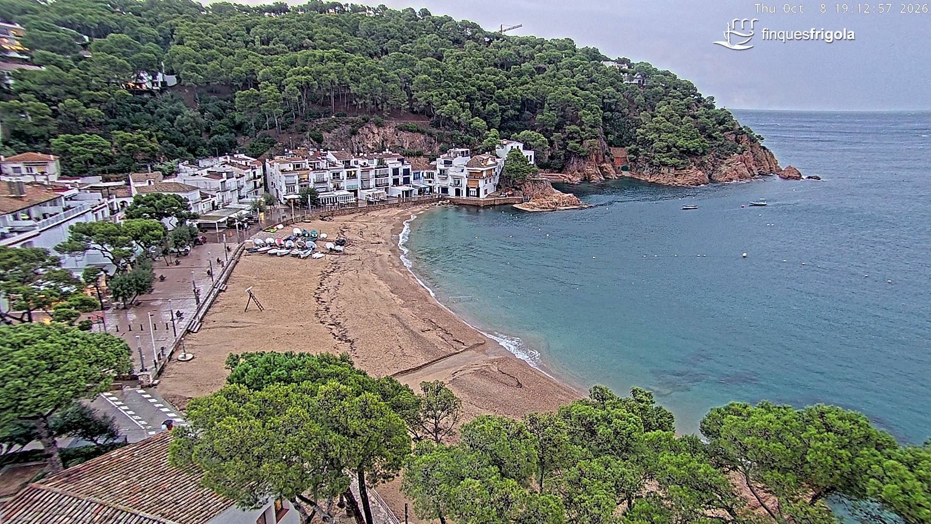Webcam de Tamariu playa