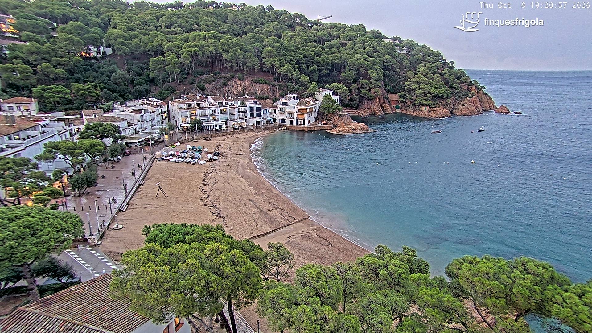 Webcam de Tamariu playa