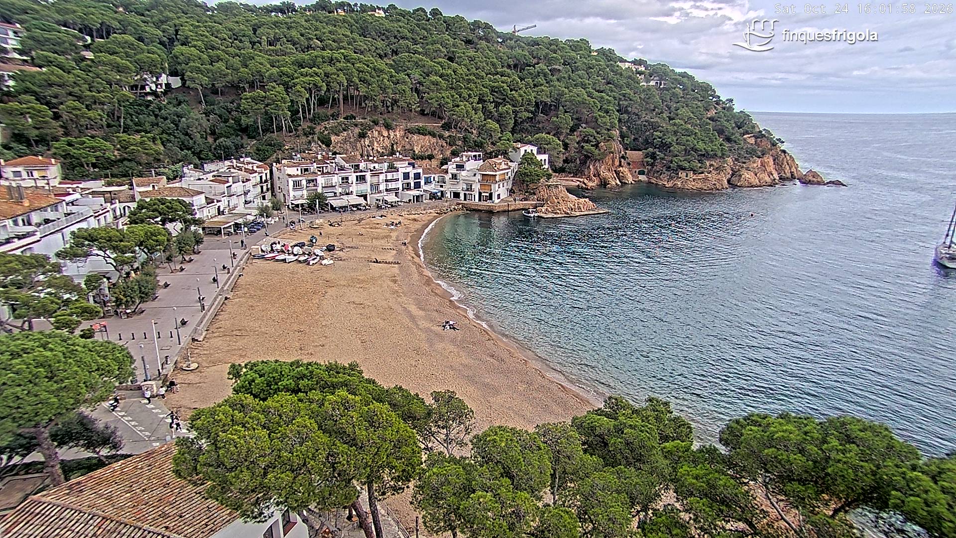 Webcam de Tamariu playa